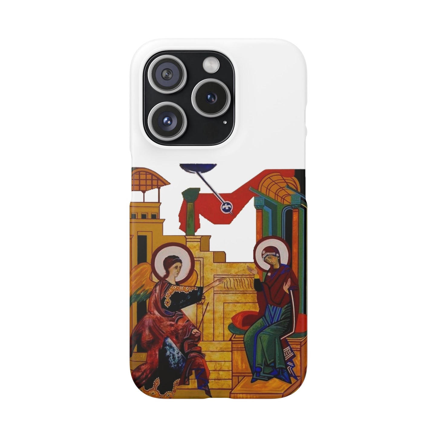 Annunciation Iphone's Snap Cases (White)