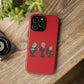 Initiators Cartoon iPhone's Red Tough Cases