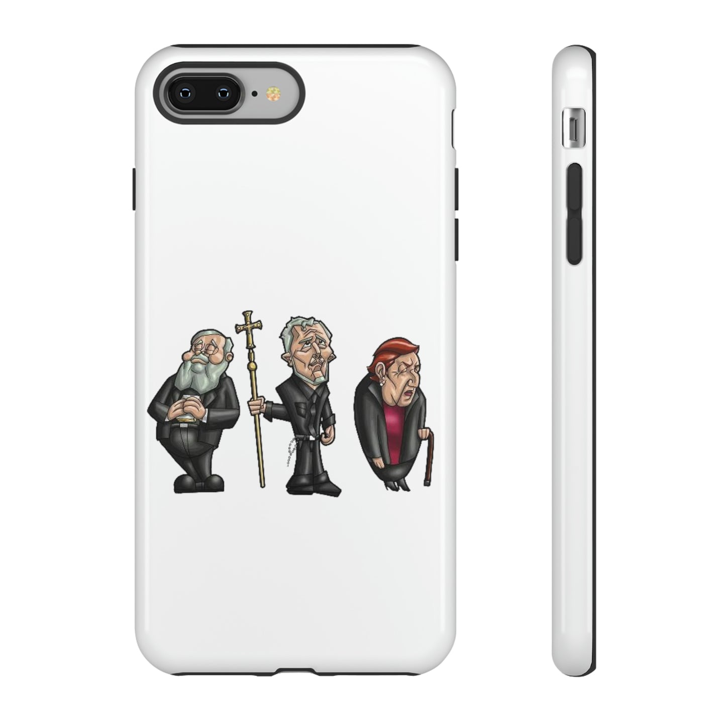 Initiators Cartoon iPhone's white Tough Cases