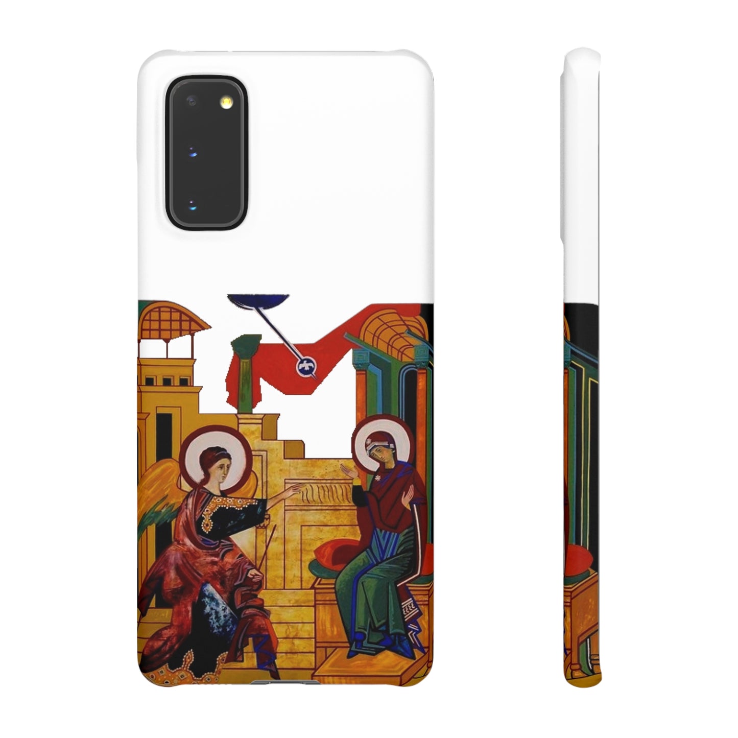 Annunciation Samsung Galaxy's Snap Cases (White)