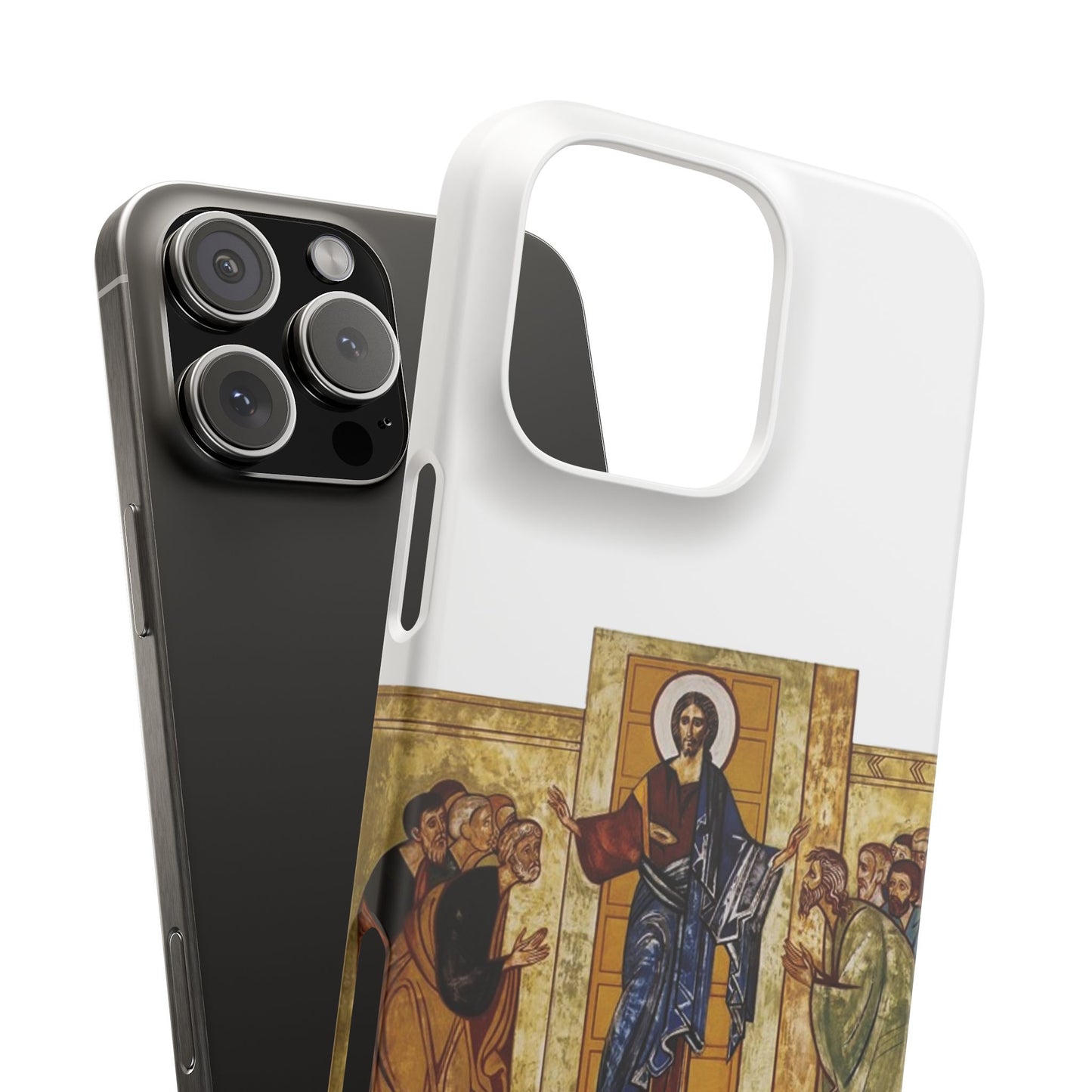 Apparition to the Disciples iPhone's Snap Cases (White)