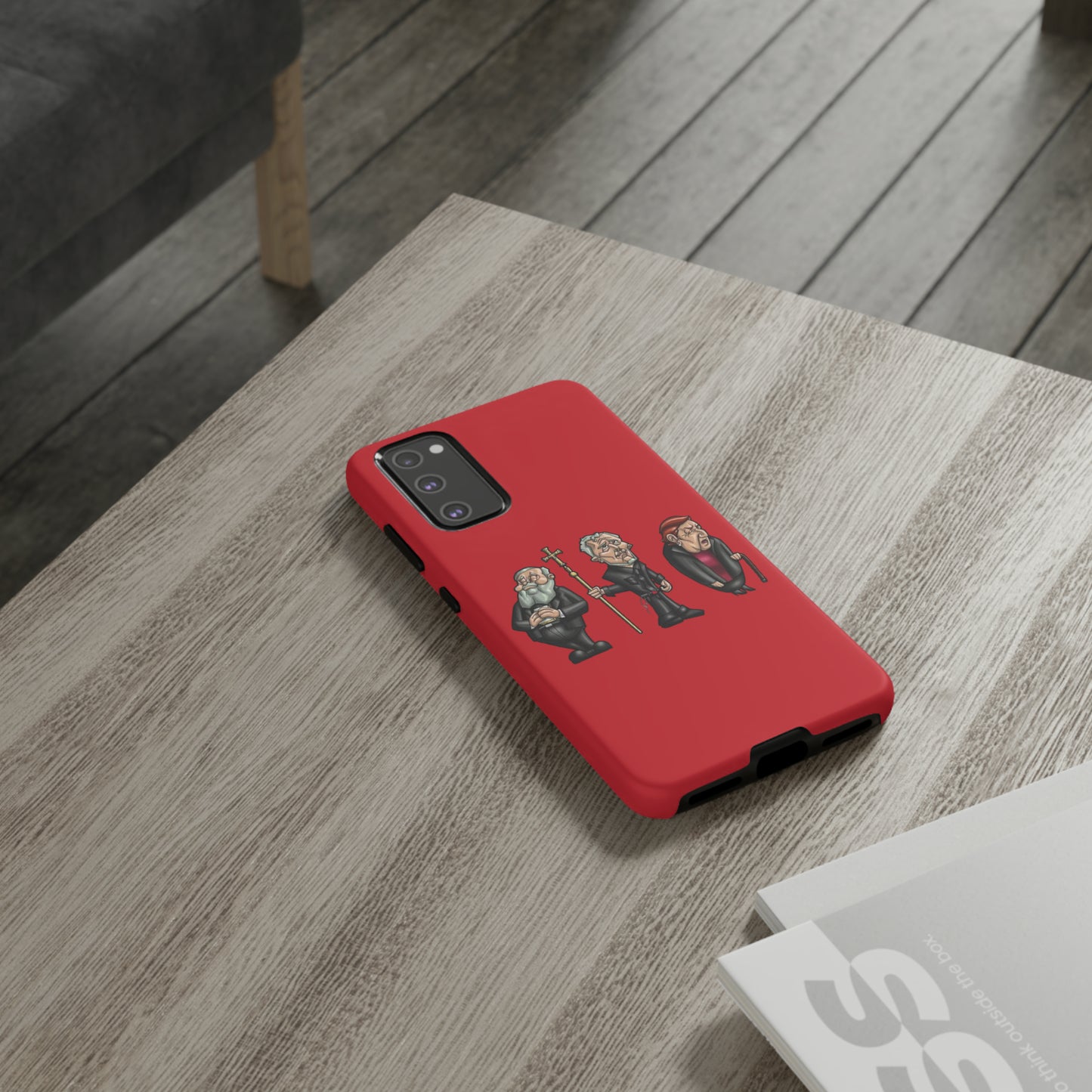 Initiators Cartoon Samsung Galaxy's Red Tough Cases