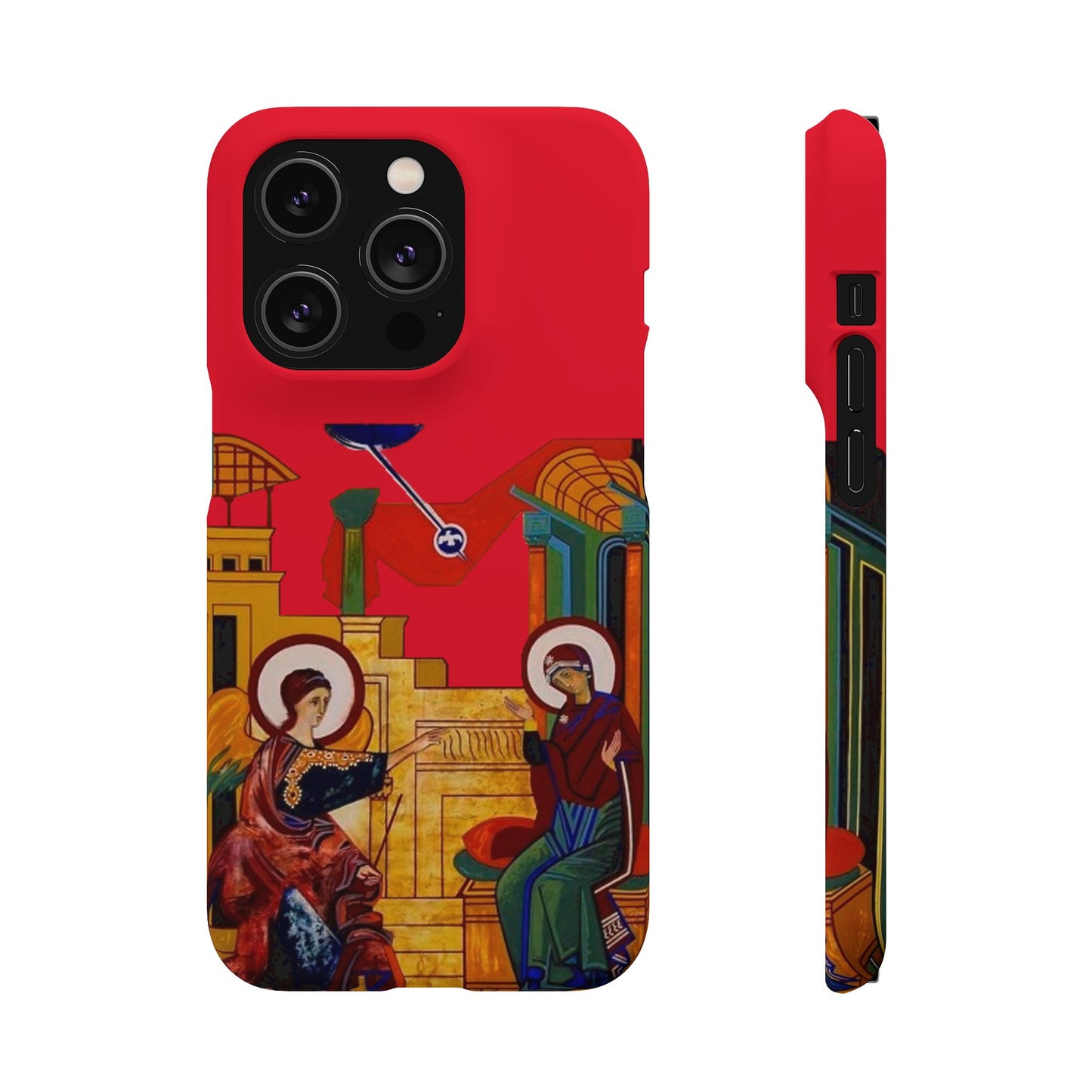 Annunciation Iphone's Snap Cases (Red)