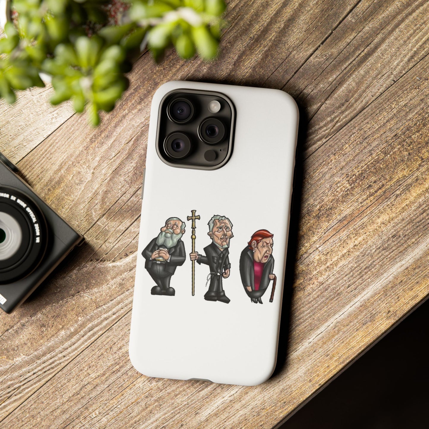 Initiators Cartoon iPhone's white Tough Cases