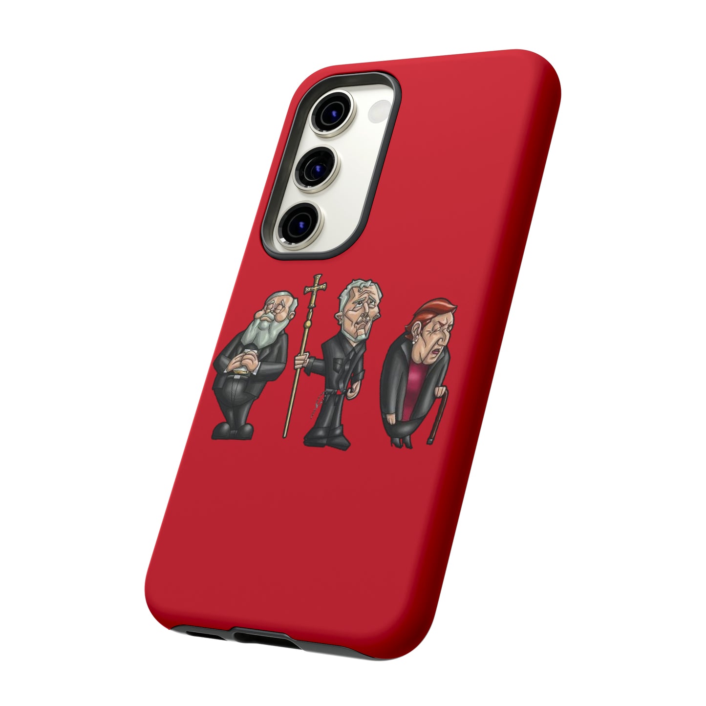 Initiators Cartoon Samsung Galaxy's Red Tough Cases