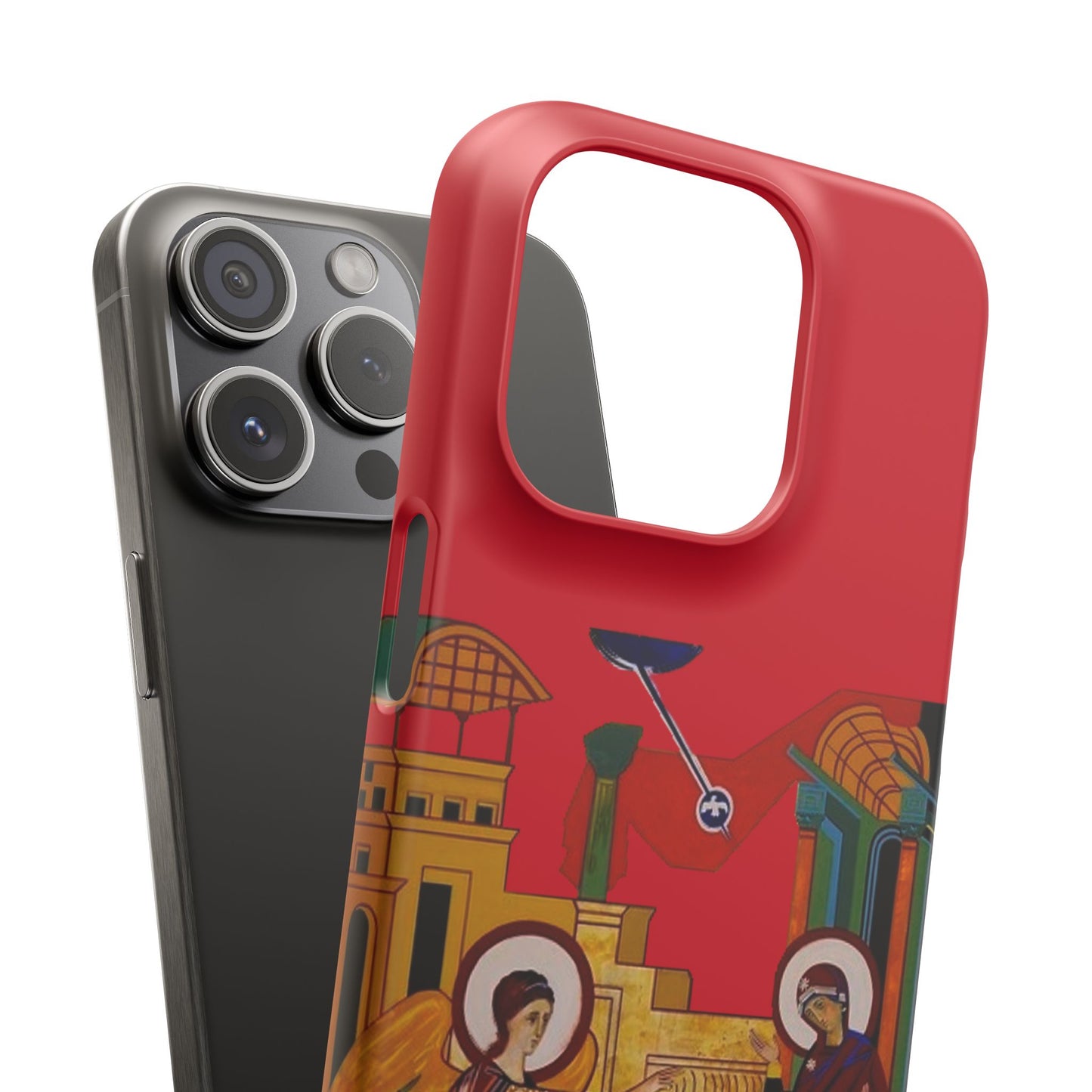 Annunciation Iphone's Snap Cases (Red)