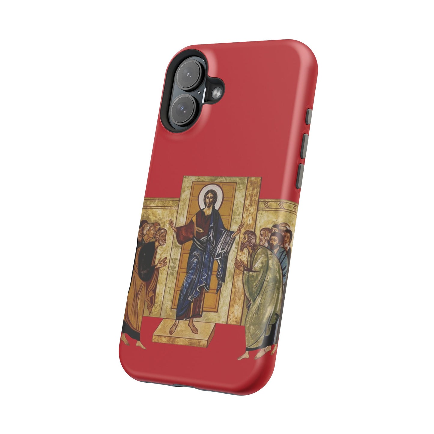 Apparition to the Disciples iPhone's MagSafe Tough Cases (Red)