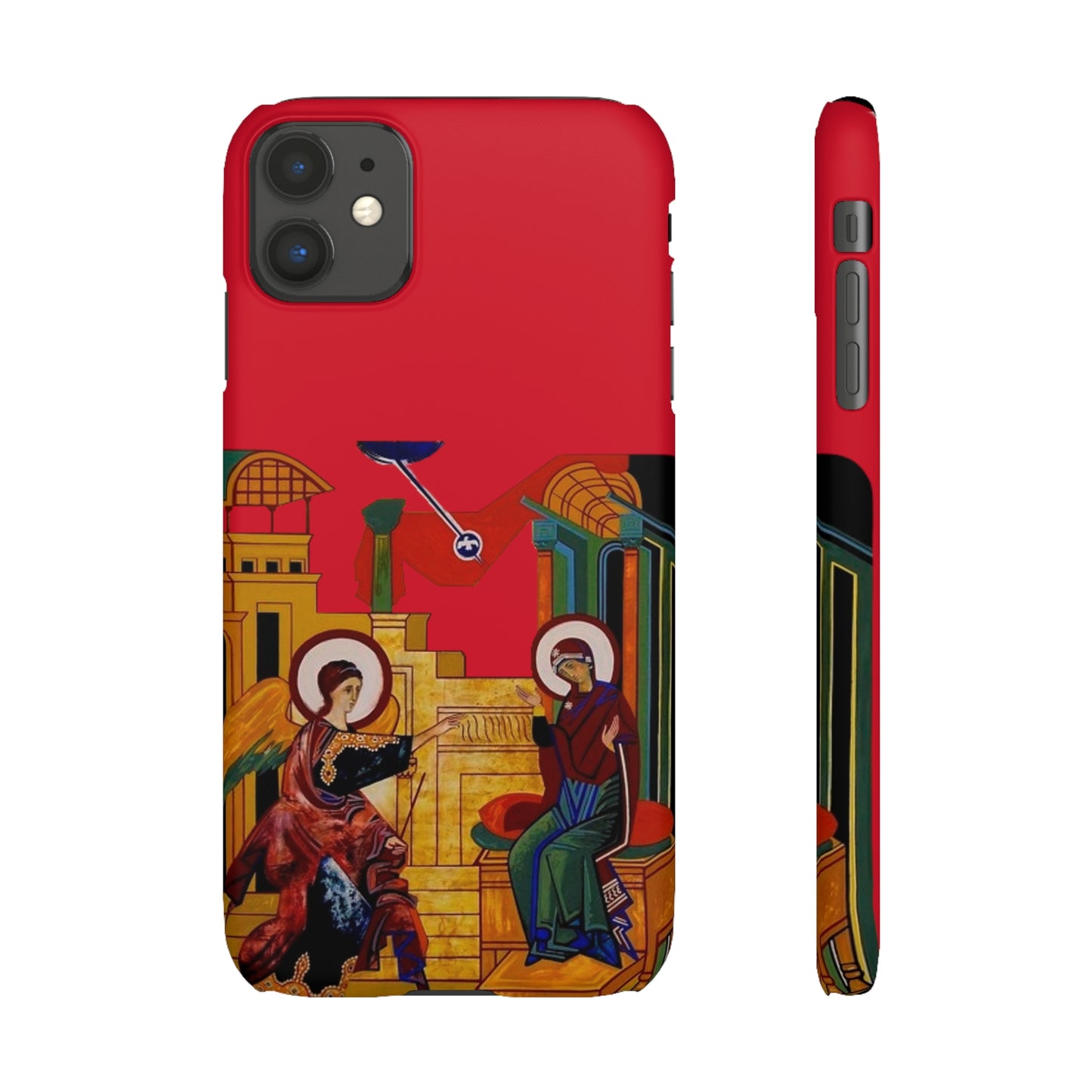 Annunciation Iphone's Snap Cases (Red)