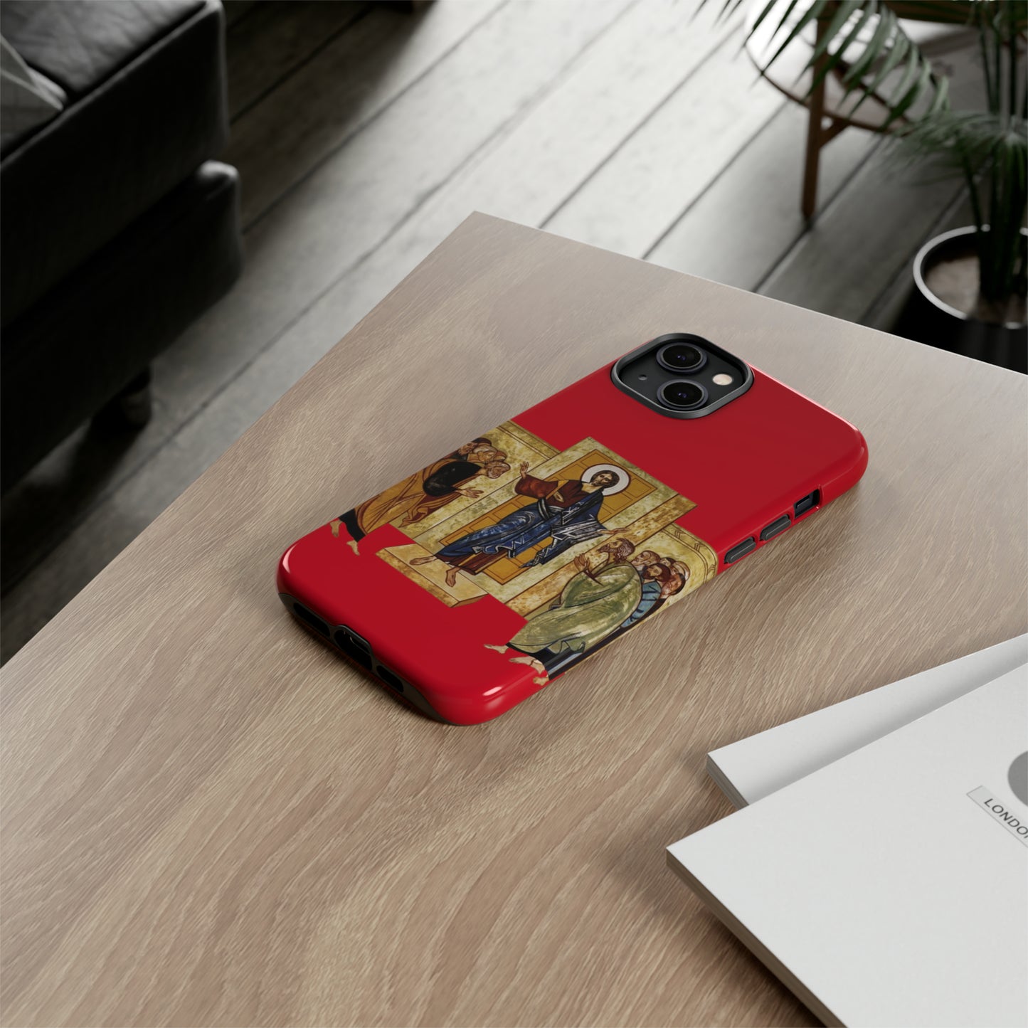 Apparition to the Disciples iPhone's Tough Cases (Red)