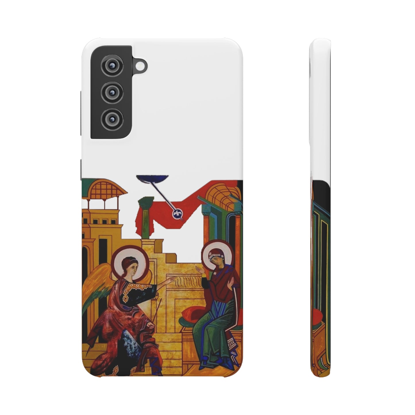 Annunciation Samsung Galaxy's Snap Cases (White)