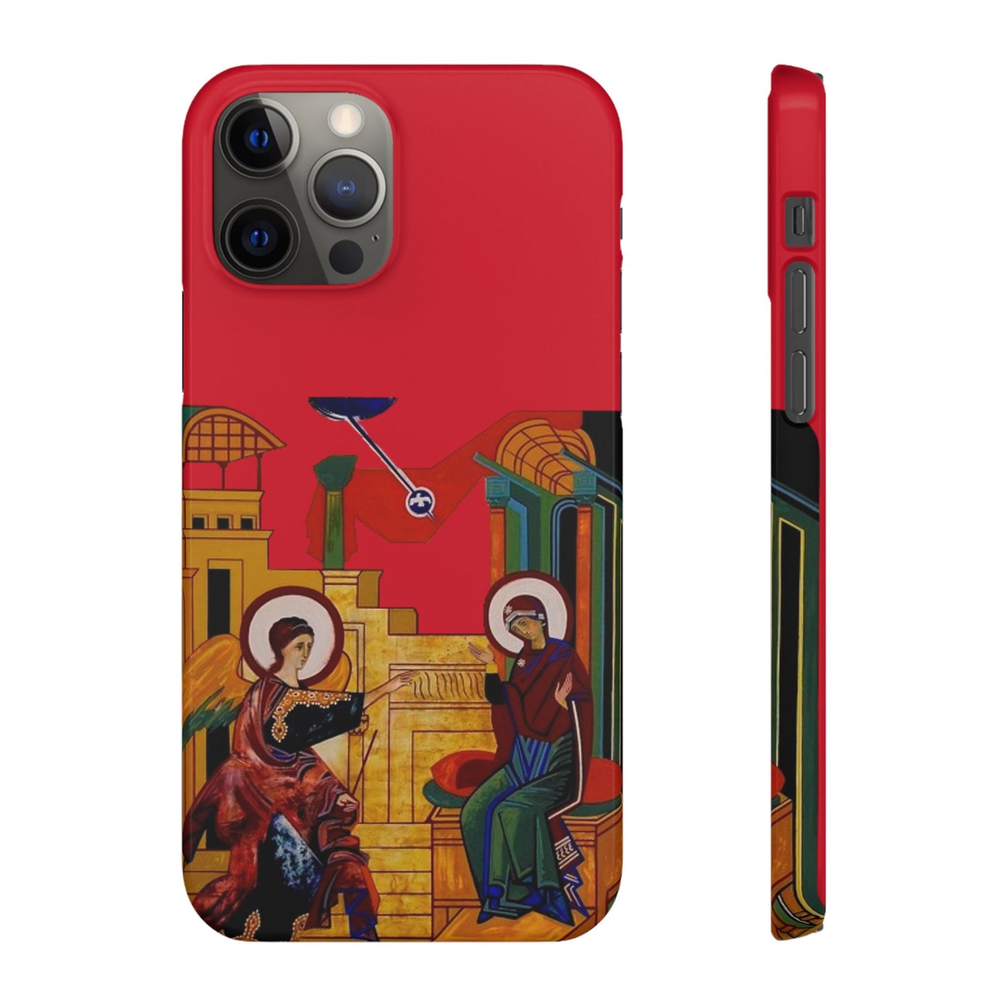 Annunciation Iphone's Snap Cases (Red)