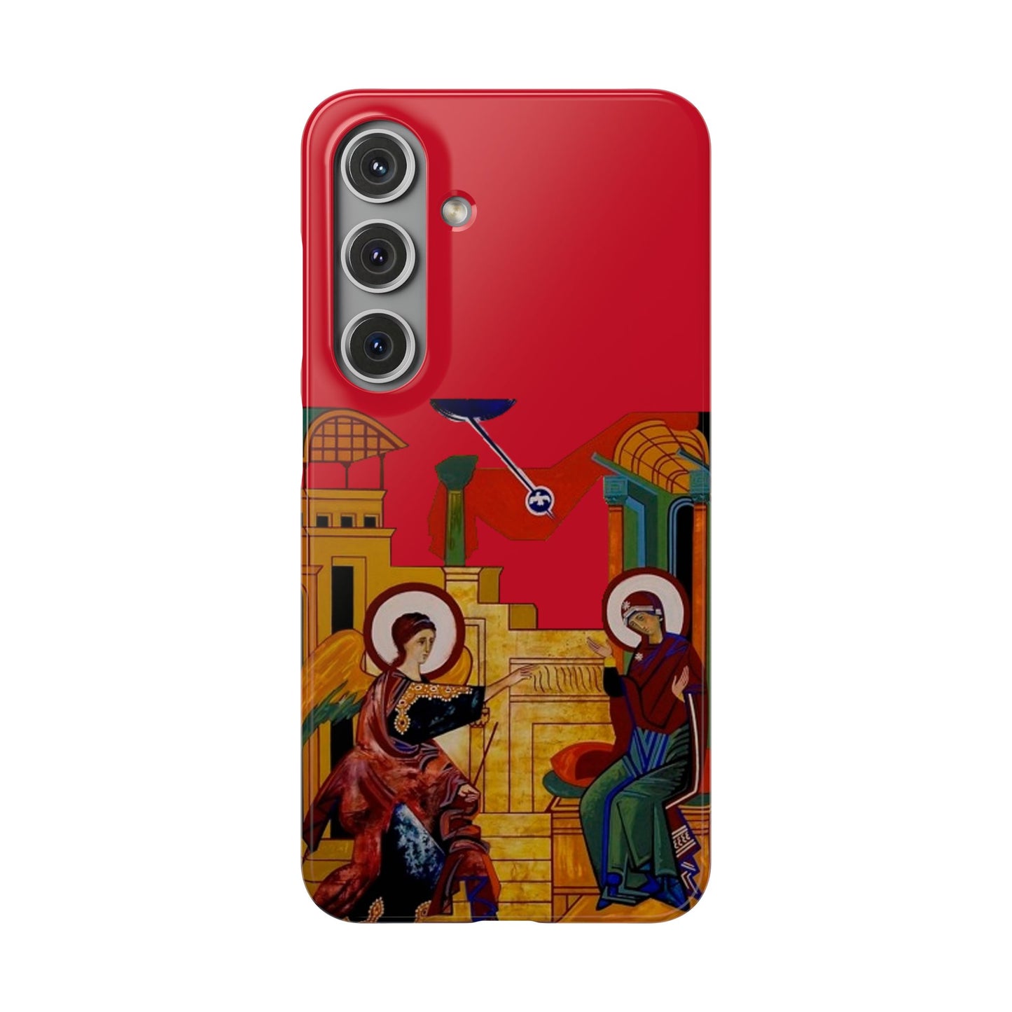 Annunciation Samsung Galaxy's Snap Cases (Red)