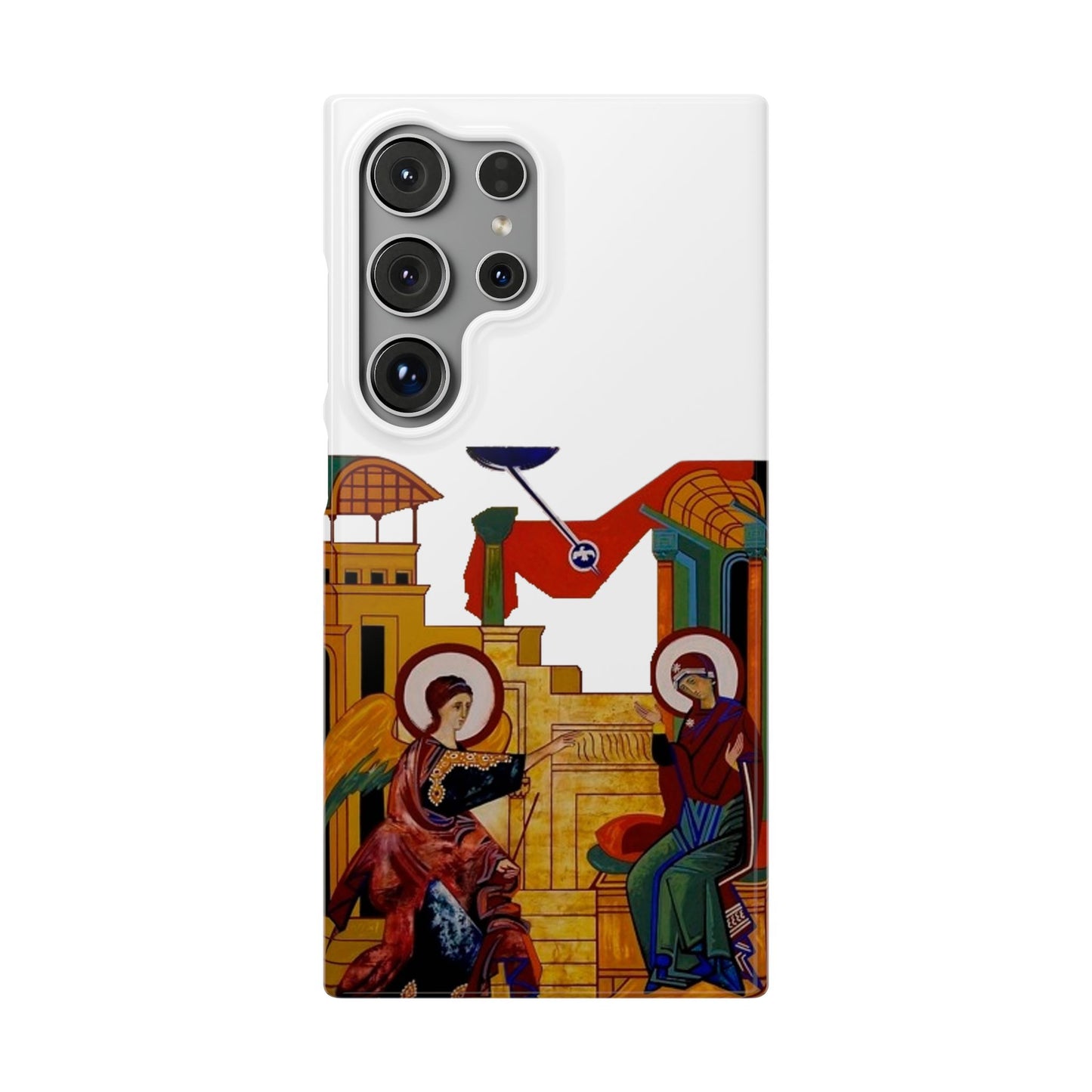 Annunciation Samsung Galaxy's Snap Cases (White)