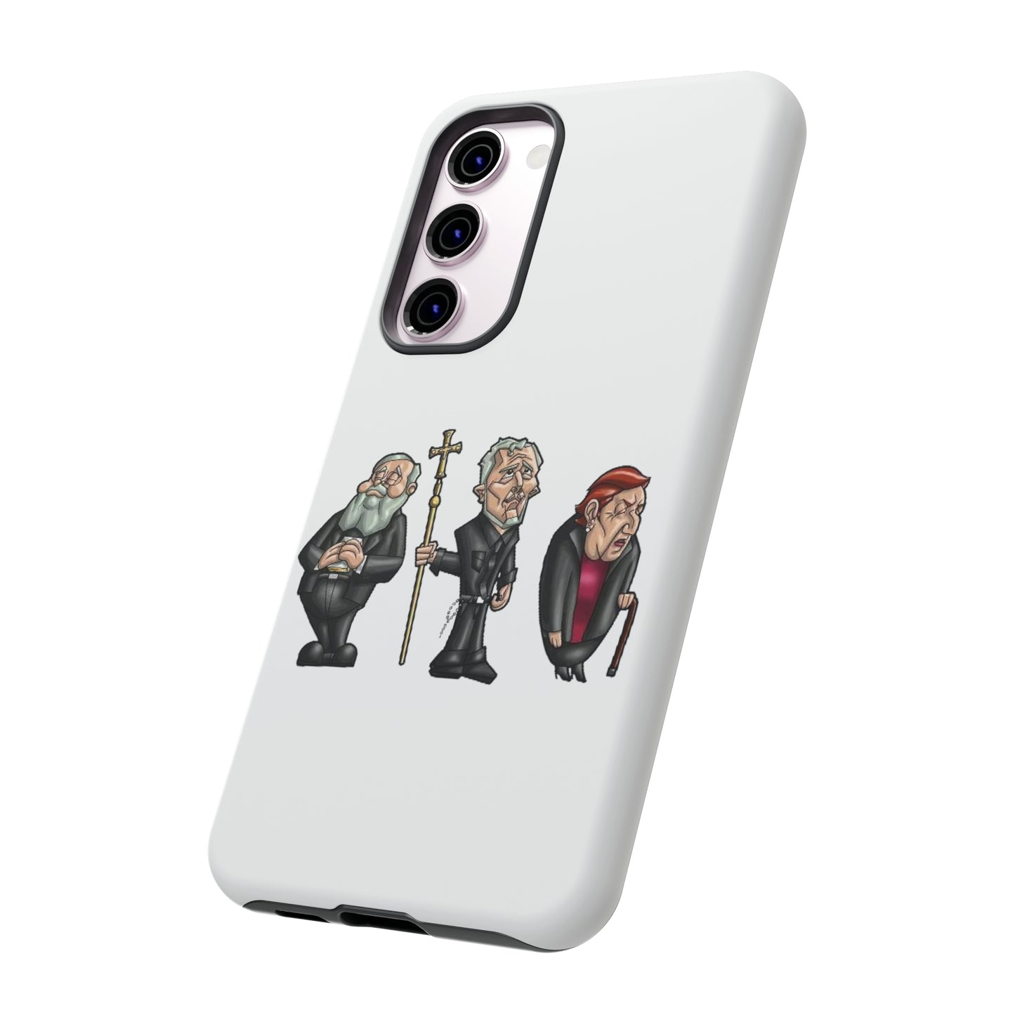 Initiators Cartoon Samsung Galaxy's white Tough Cases