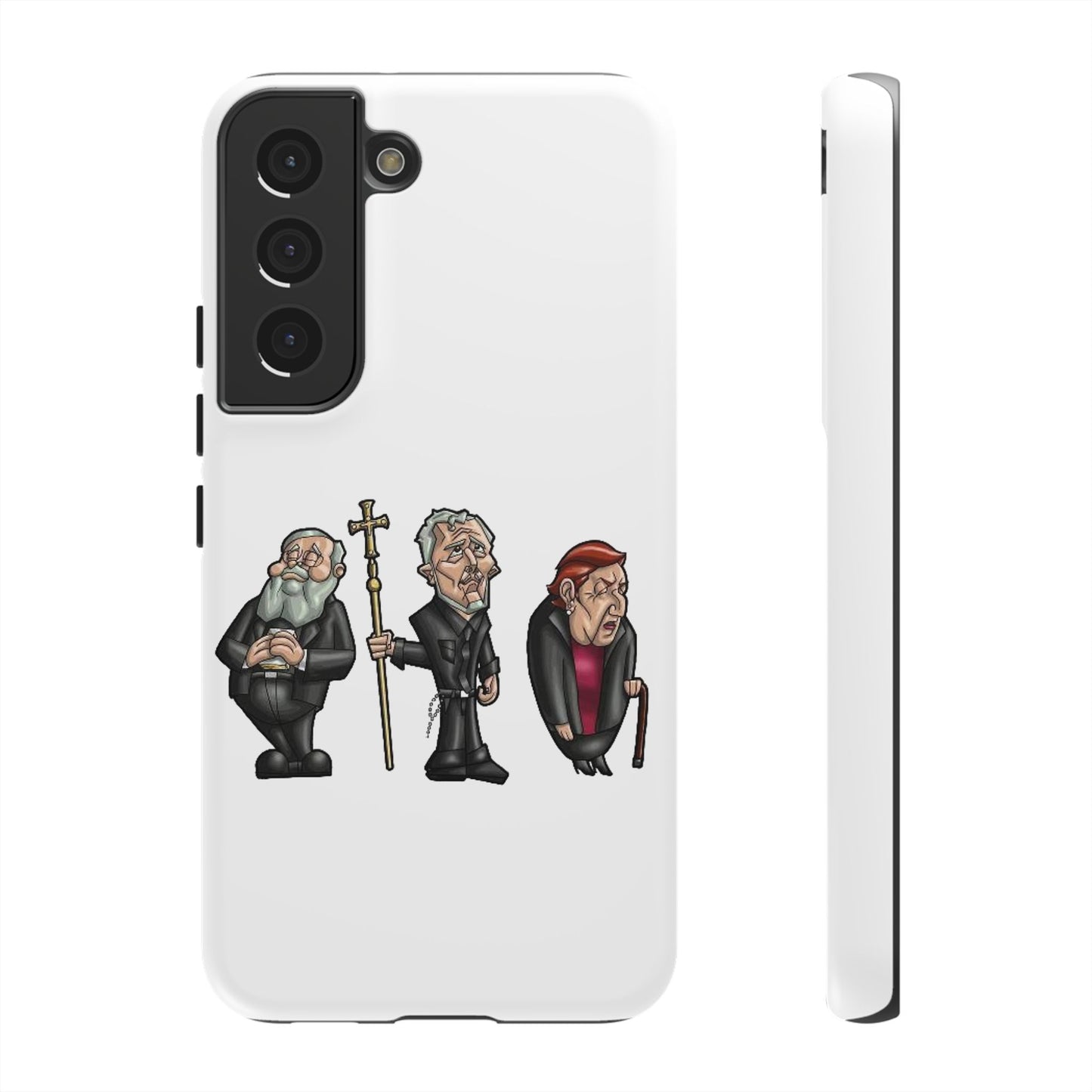 Initiators Cartoon Samsung Galaxy's white Tough Cases