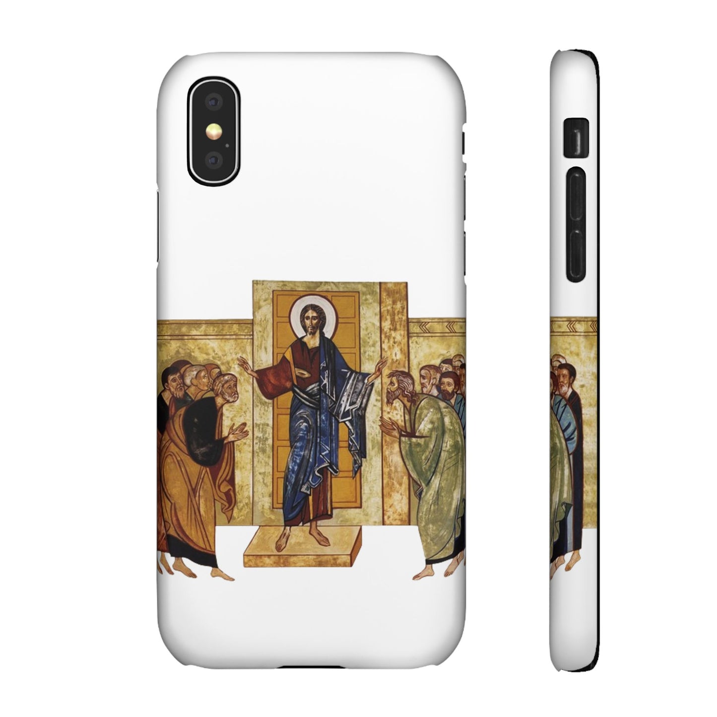 Apparition to the Disciples iPhone's Snap Cases (White)