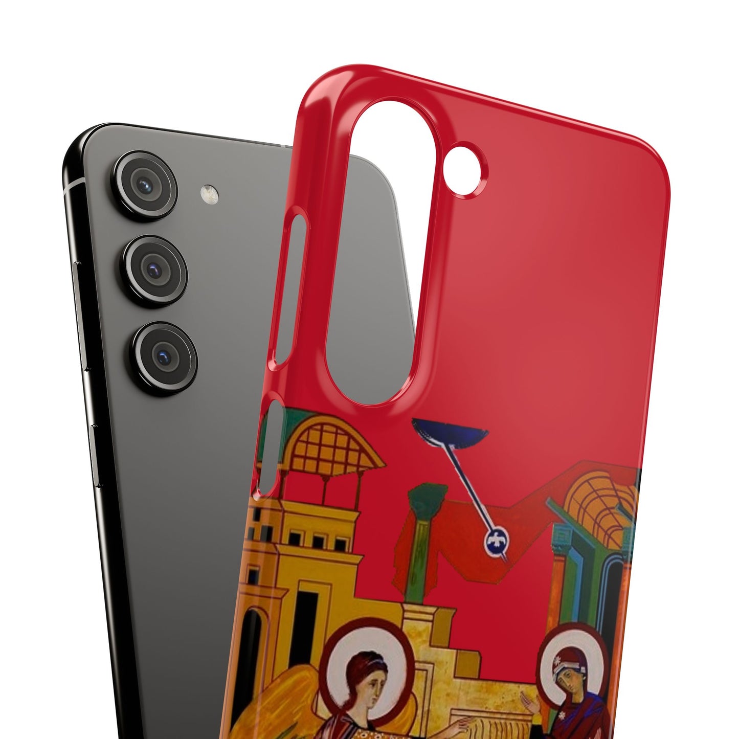 Annunciation Samsung Galaxy's Snap Cases (Red)