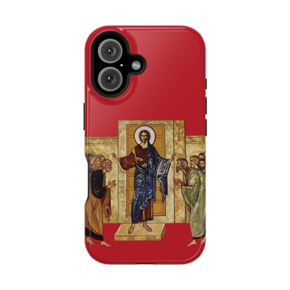 Apparition to the Disciples iPhone's MagSafe Tough Cases (Red)