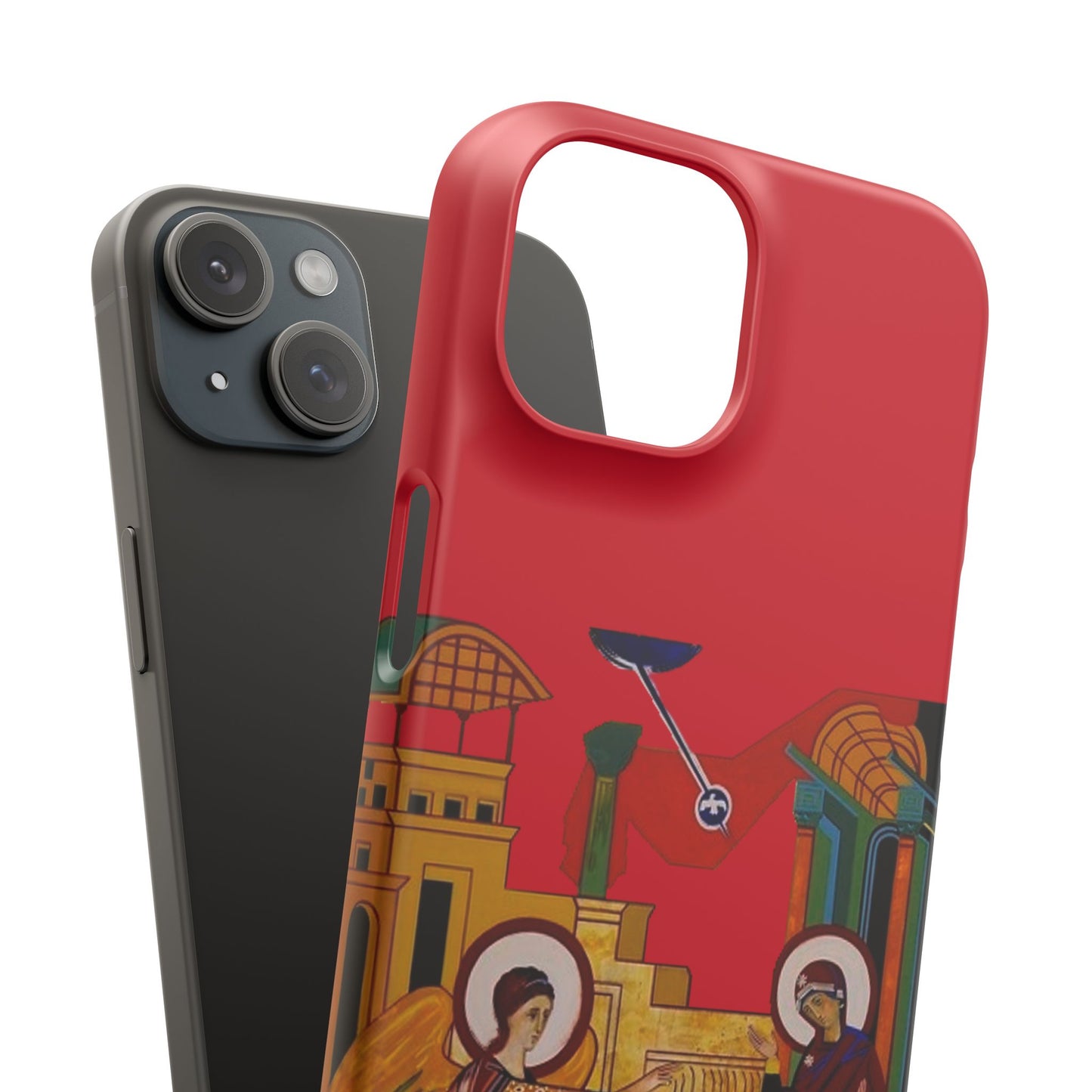 Annunciation Iphone's Snap Cases (Red)