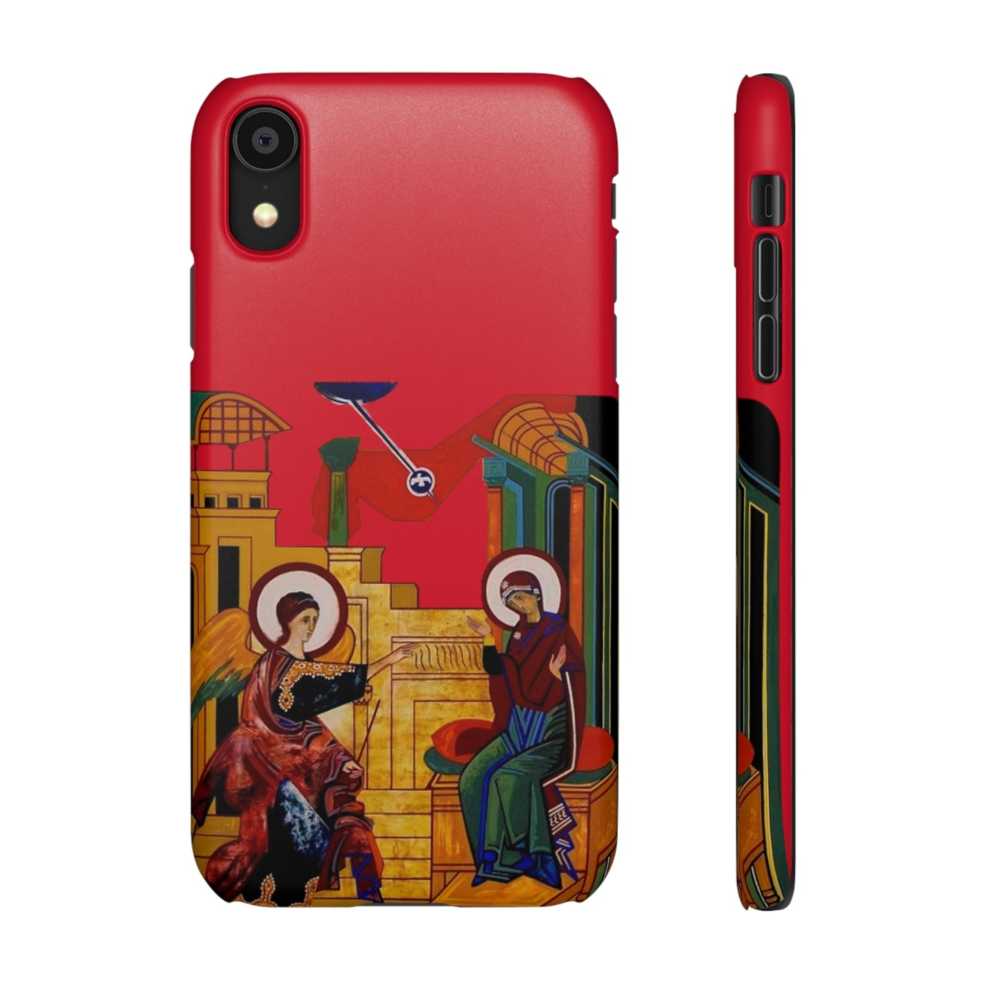 Annunciation Iphone's Snap Cases (Red)