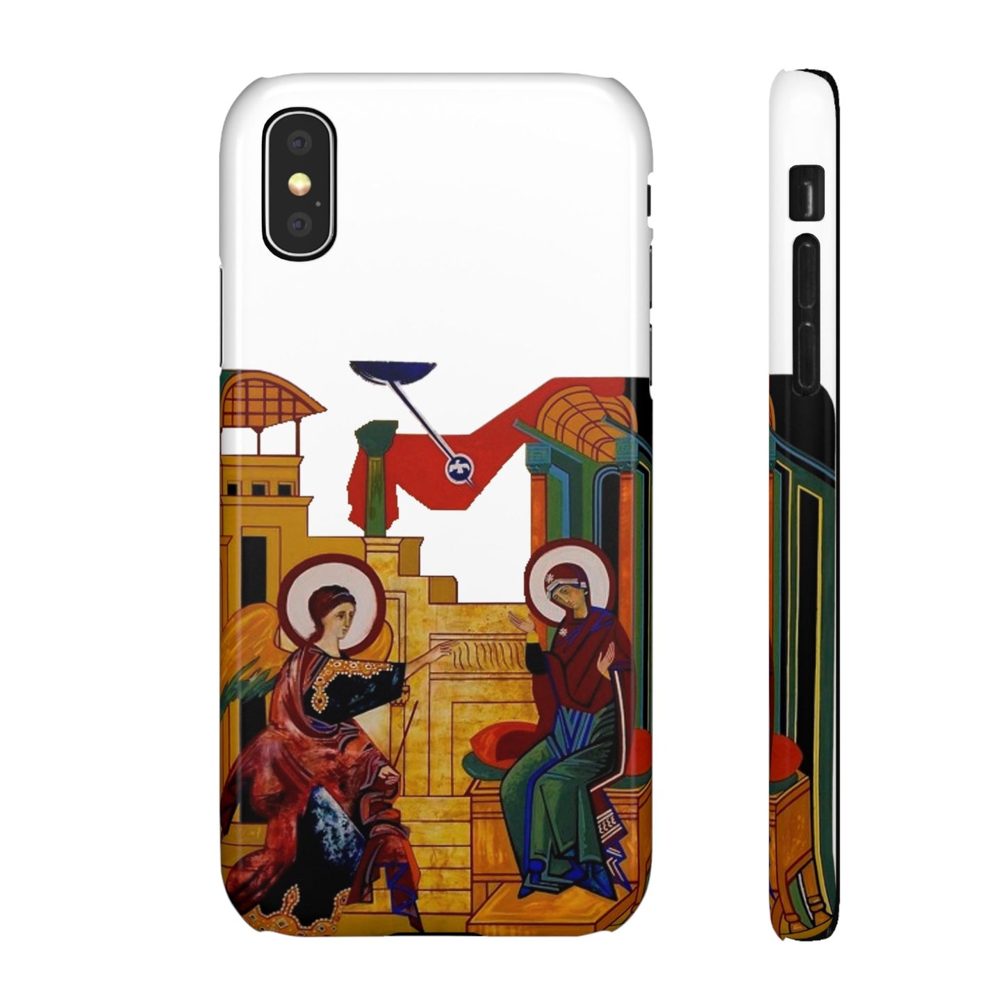 Annunciation Iphone's Snap Cases (White)