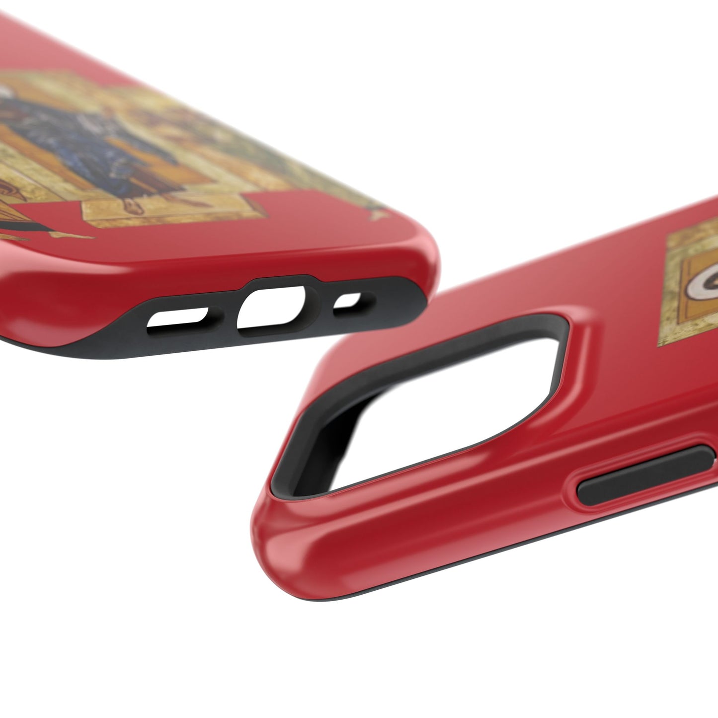 Apparition to the Disciples iPhone's MagSafe Tough Cases (Red)