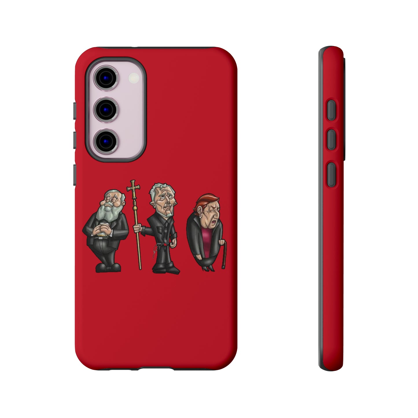 Initiators Cartoon Samsung Galaxy's Red Tough Cases