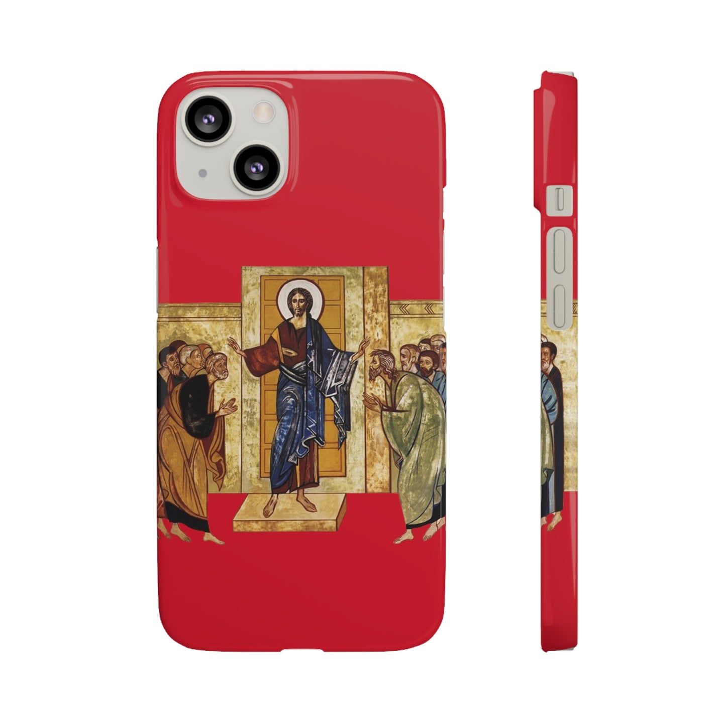 Apparition to the Disciples iPhone's Snap Cases (Red)