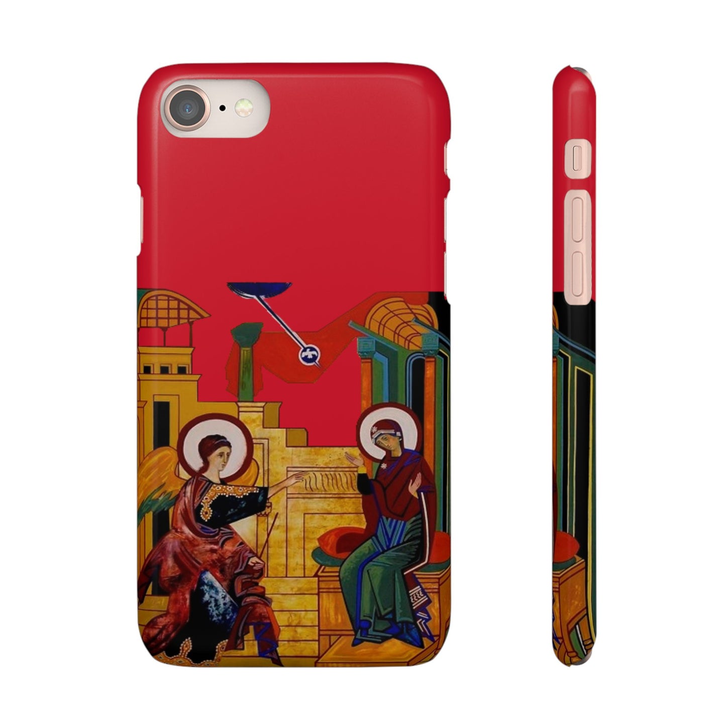 Annunciation Iphone's Snap Cases (Red)