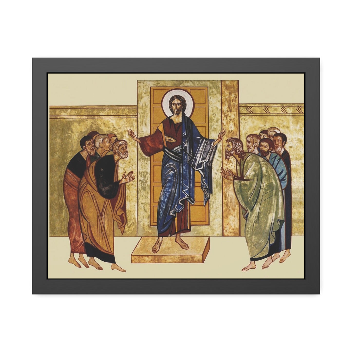 Appearance to the disciples Framed Paper