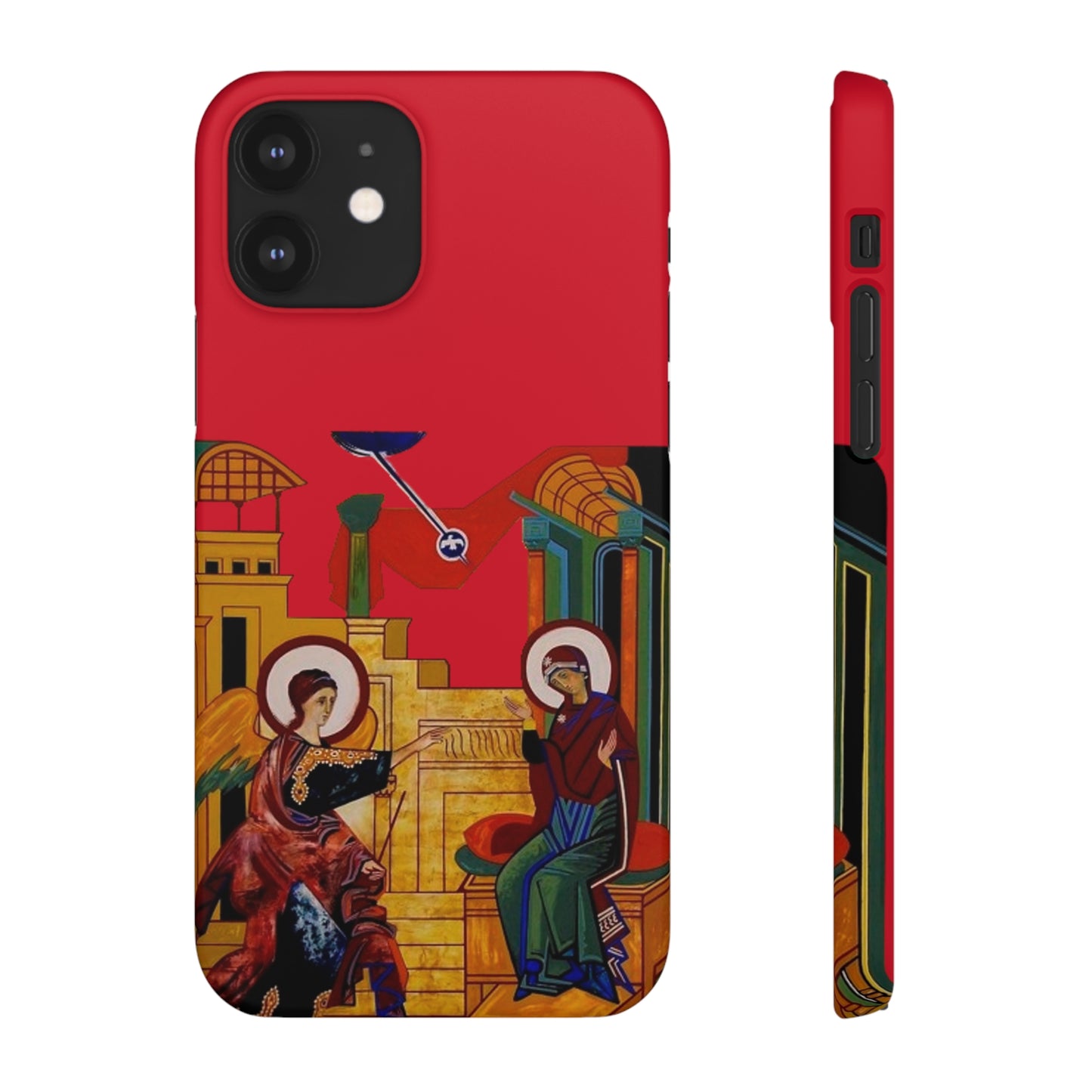 Annunciation Iphone's Snap Cases (Red)