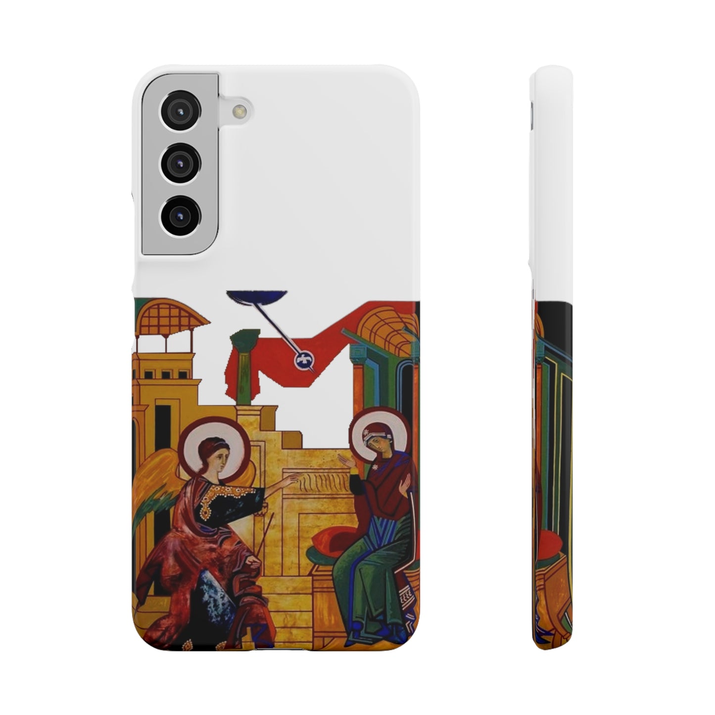 Annunciation Samsung Galaxy's Snap Cases (White)