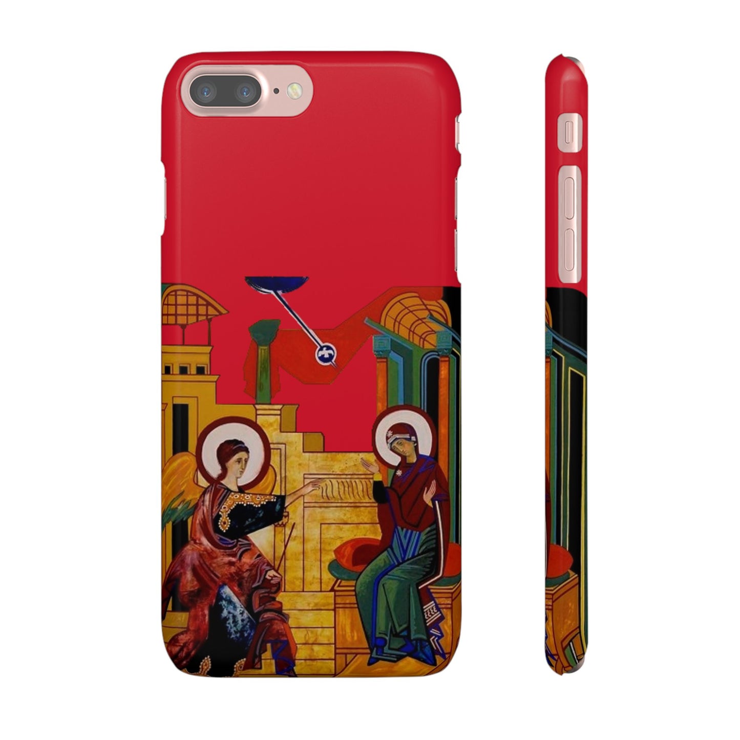 Annunciation Iphone's Snap Cases (Red)