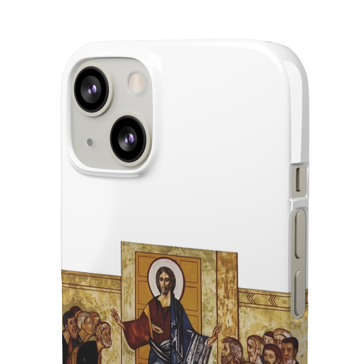 Apparition to the Disciples iPhone's Snap Cases (White)