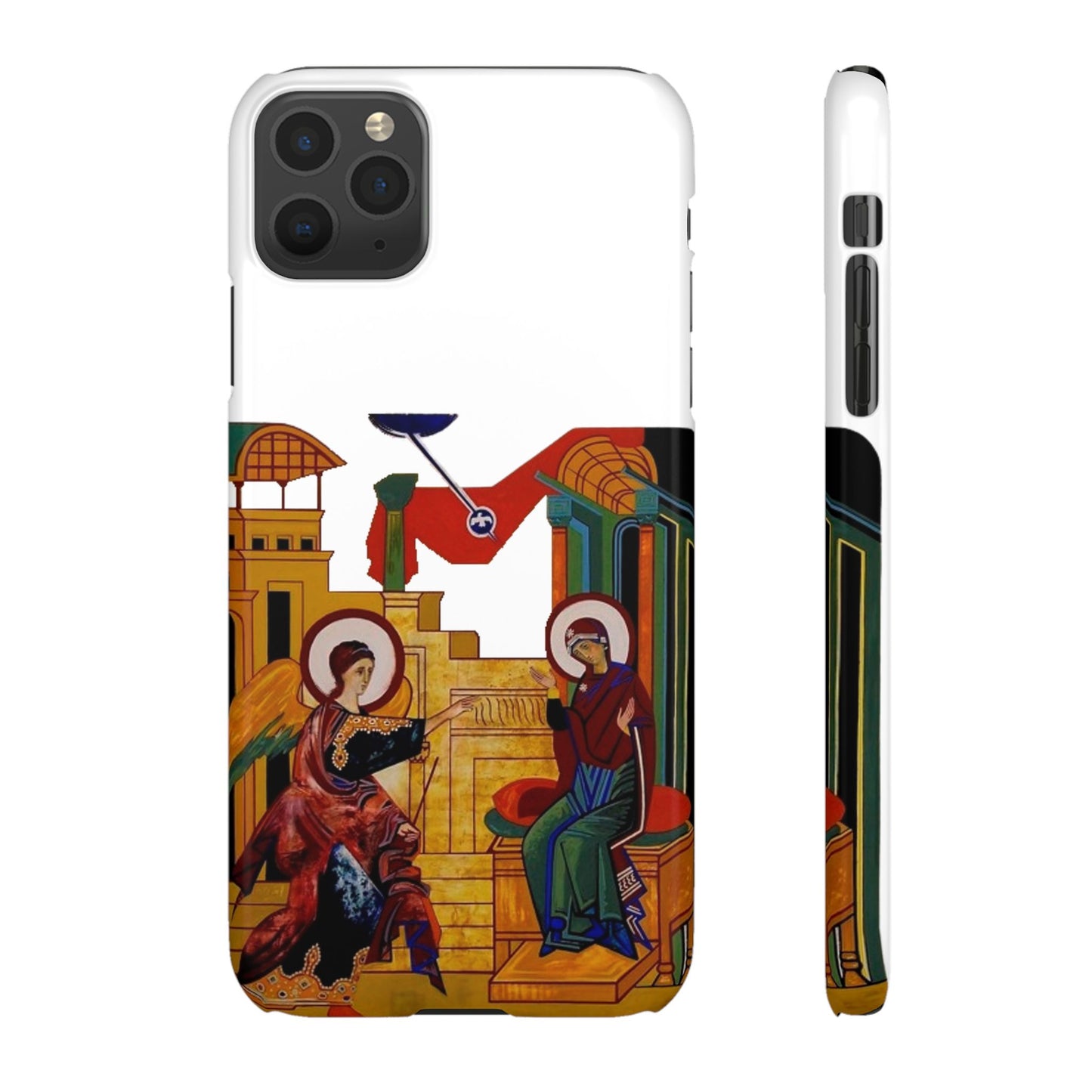 Annunciation Iphone's Snap Cases (White)