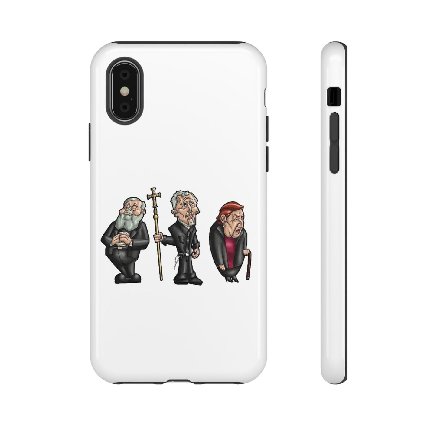 Initiators Cartoon iPhone's white Tough Cases