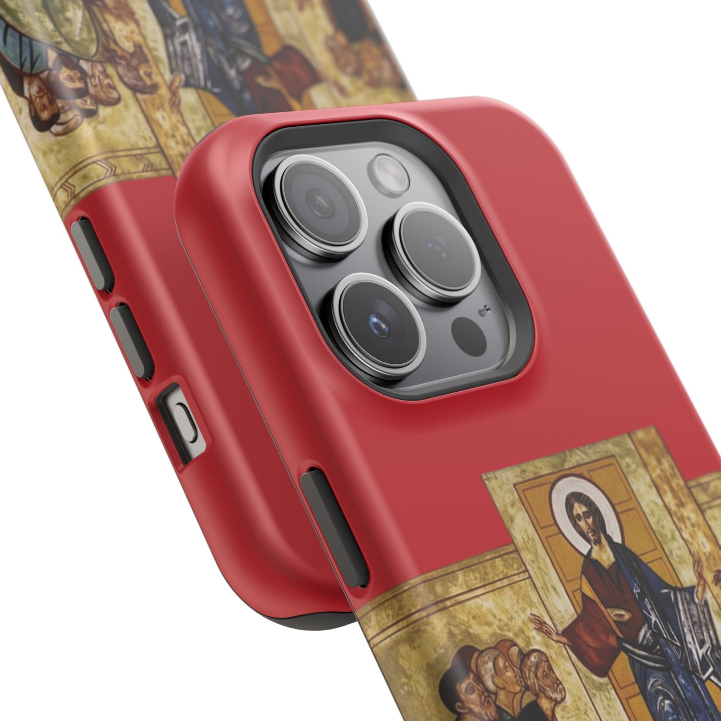 Apparition to the Disciples iPhone's MagSafe Tough Cases (Red)