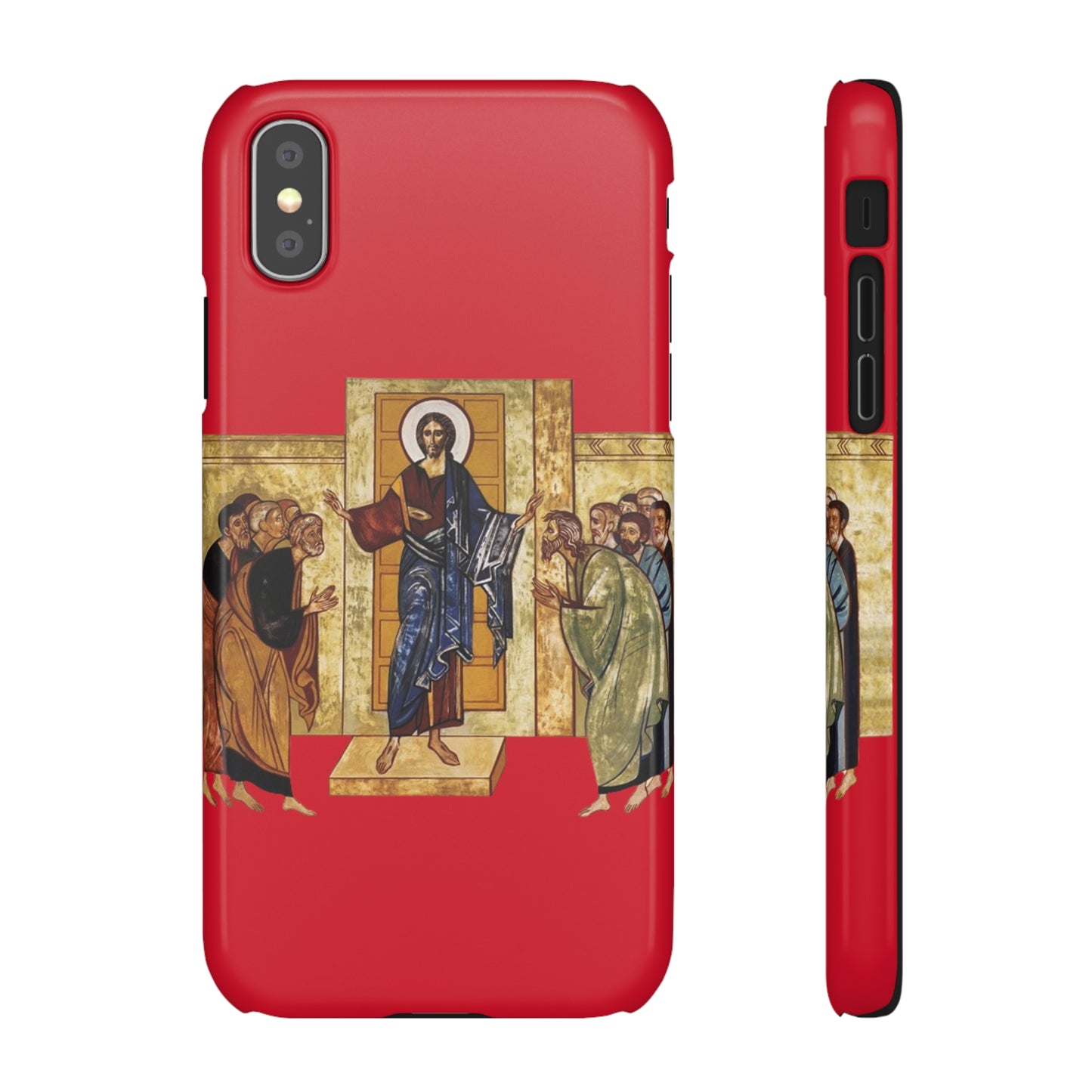 Apparition to the Disciples iPhone's Snap Cases (Red)