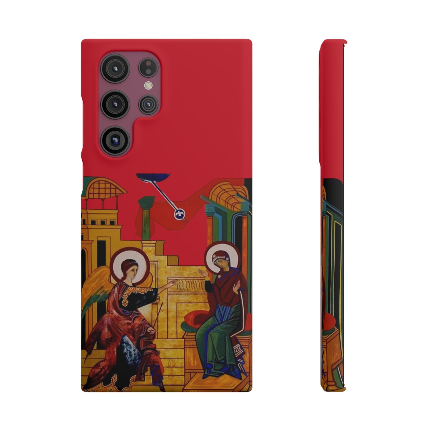 Annunciation Samsung Galaxy's Snap Cases (Red)