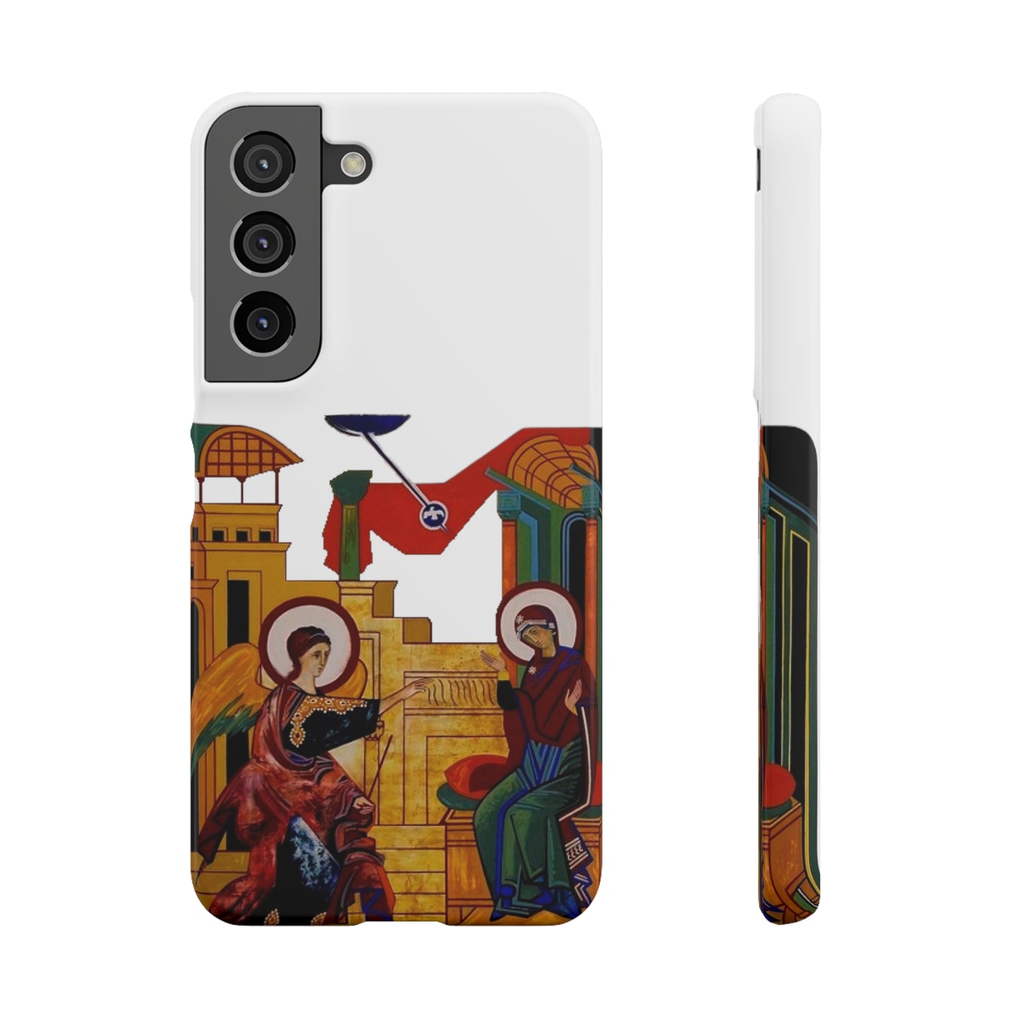 Annunciation Samsung Galaxy's Snap Cases (White)