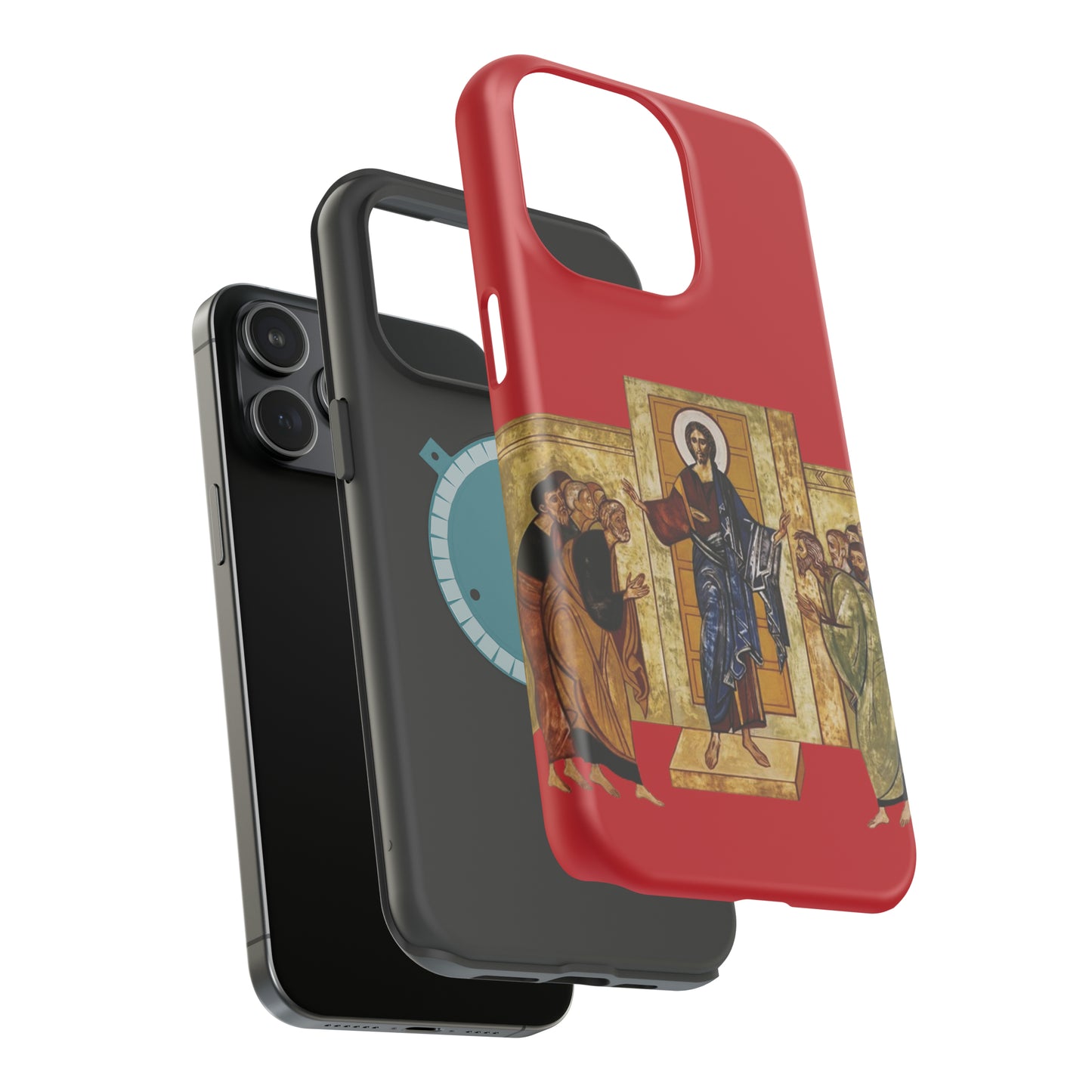 Apparition to the Disciples iPhone's MagSafe Tough Cases (Red)