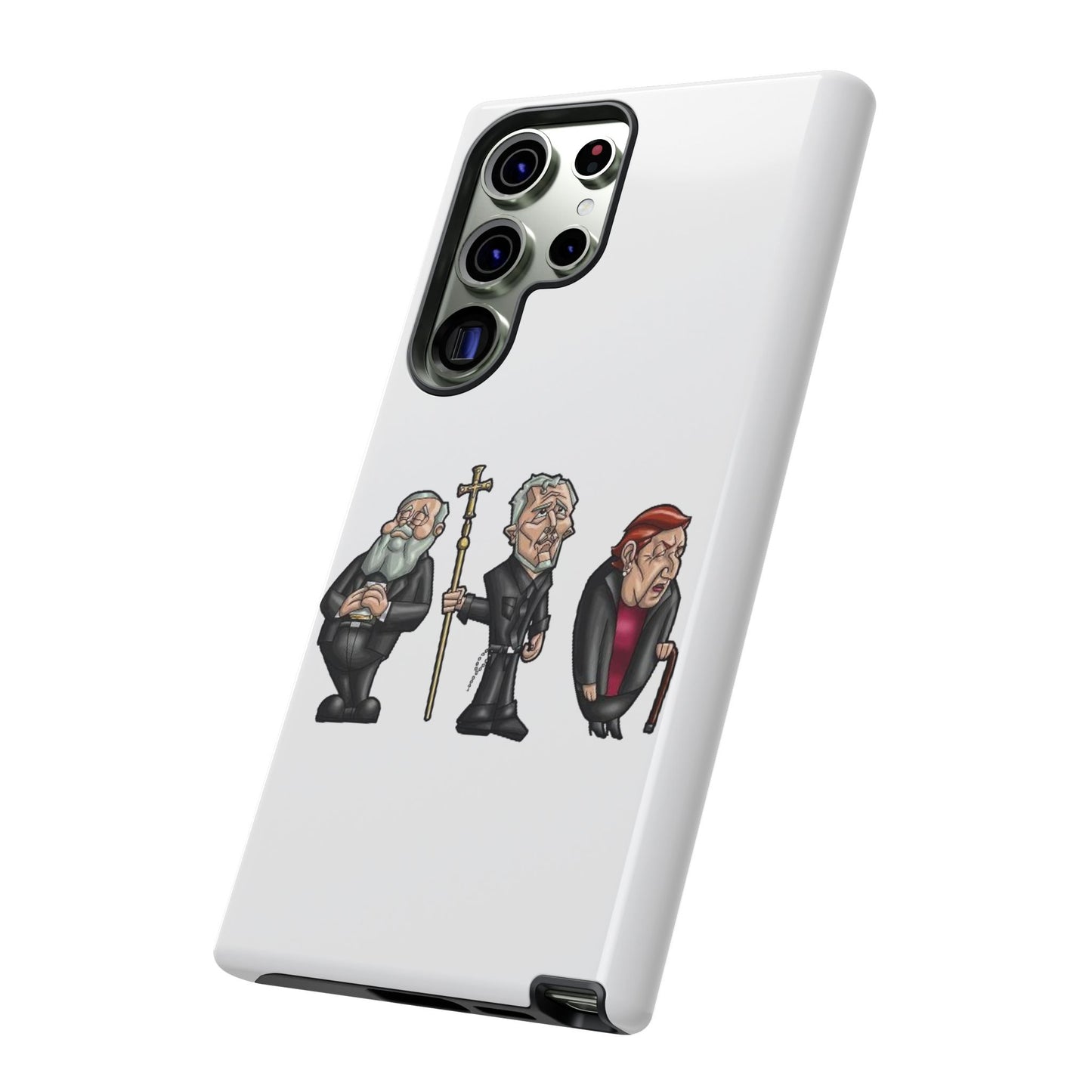 Initiators Cartoon Samsung Galaxy's white Tough Cases