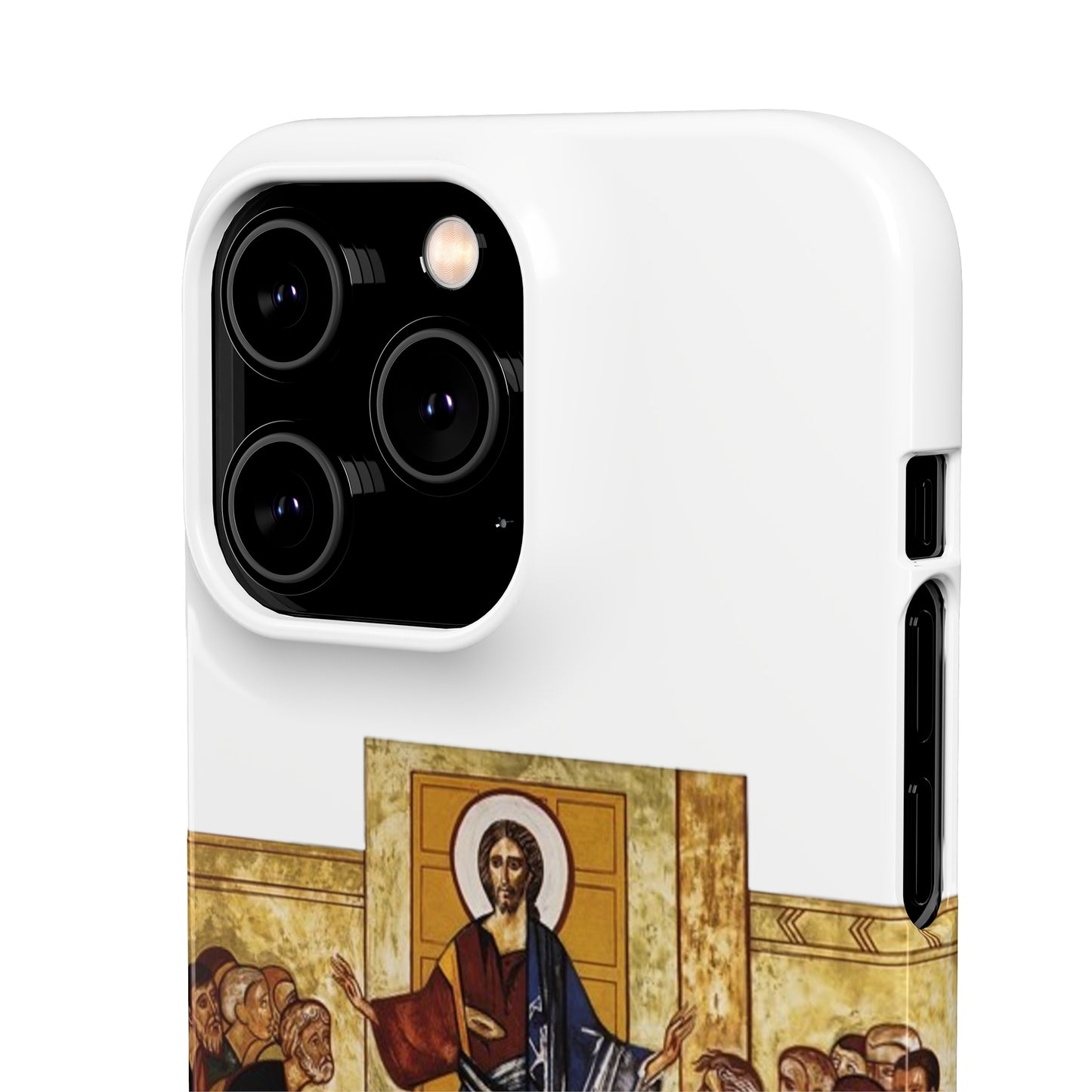 Apparition to the Disciples iPhone's Snap Cases (White)