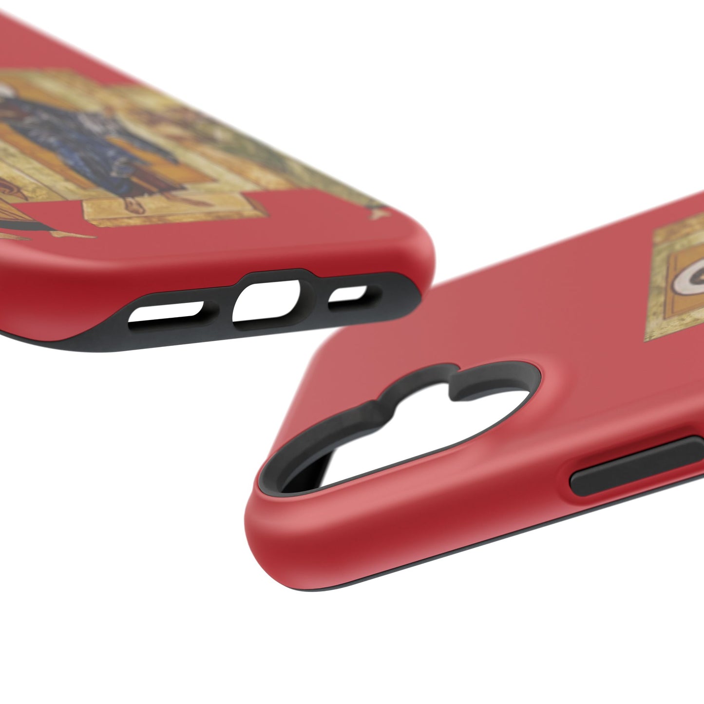 Apparition to the Disciples iPhone's MagSafe Tough Cases (Red)