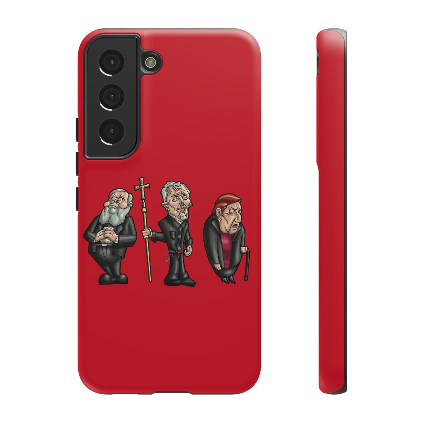 Initiators Cartoon Samsung Galaxy's Red Tough Cases