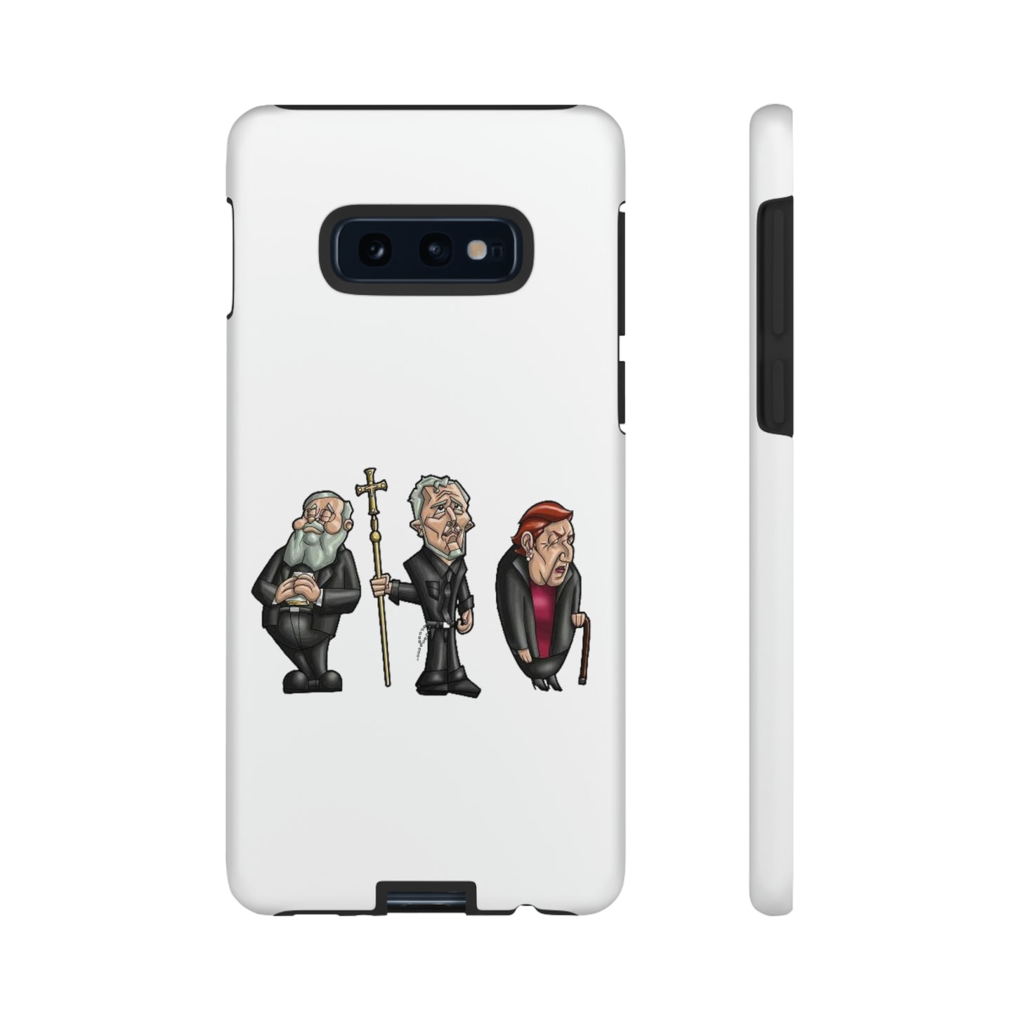 Initiators Cartoon Samsung Galaxy's white Tough Cases