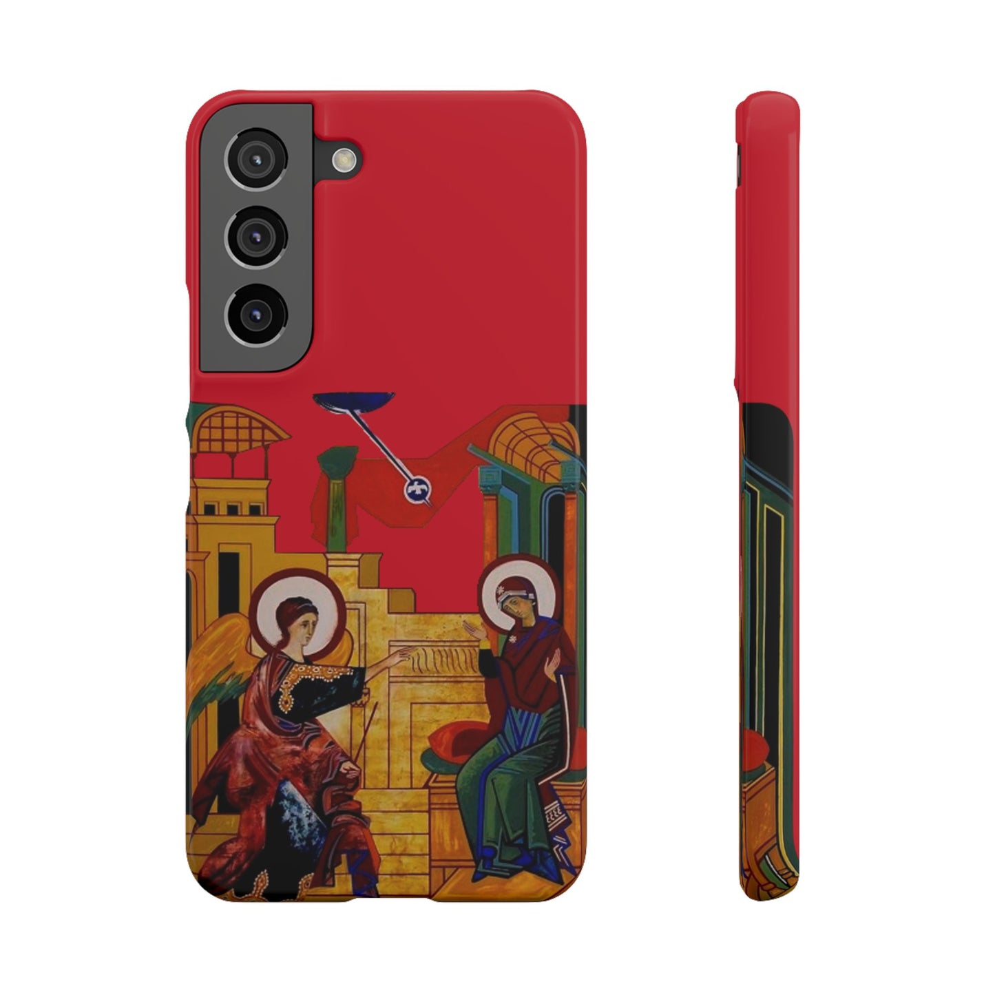 Annunciation Samsung Galaxy's Snap Cases (Red)