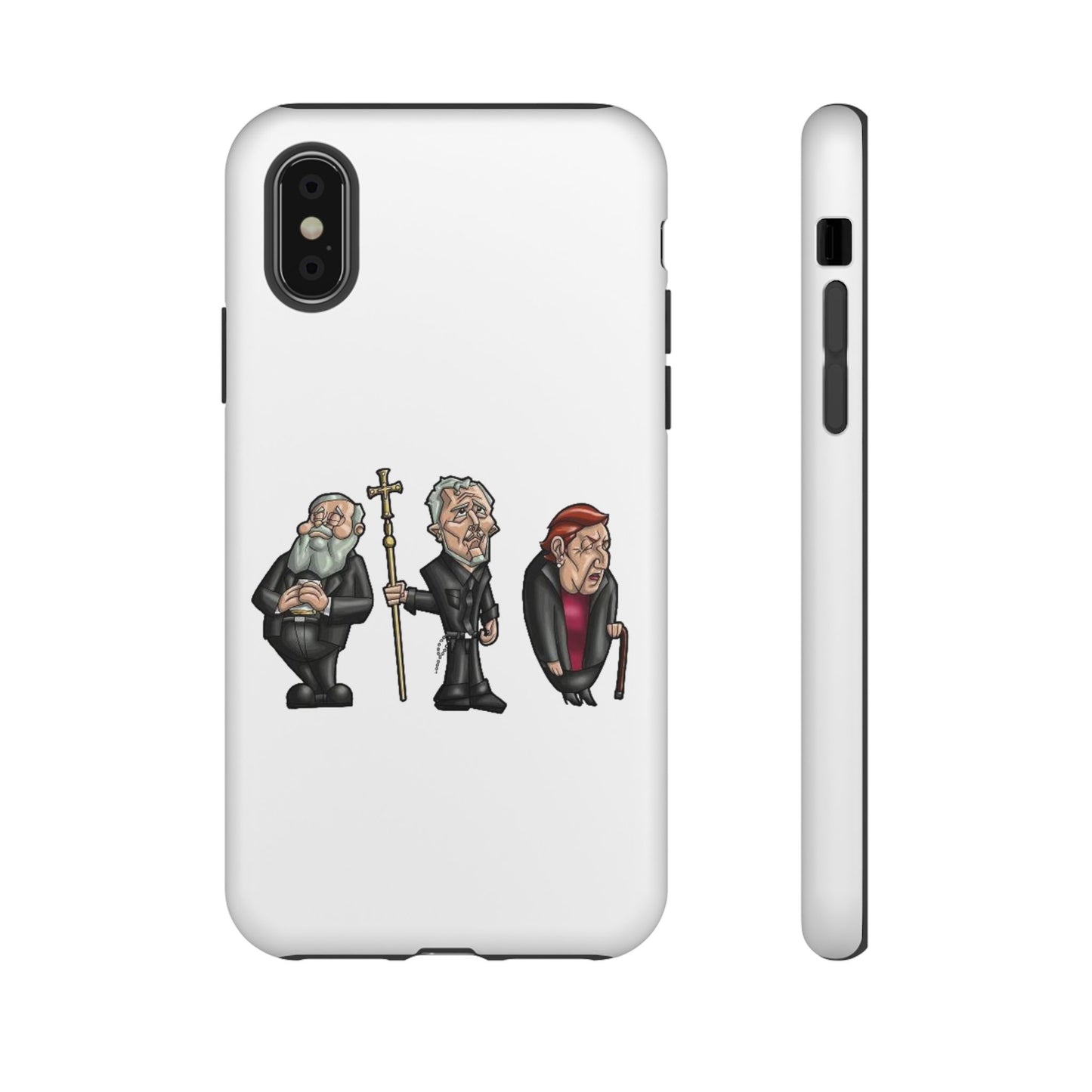 Initiators Cartoon iPhone's white Tough Cases