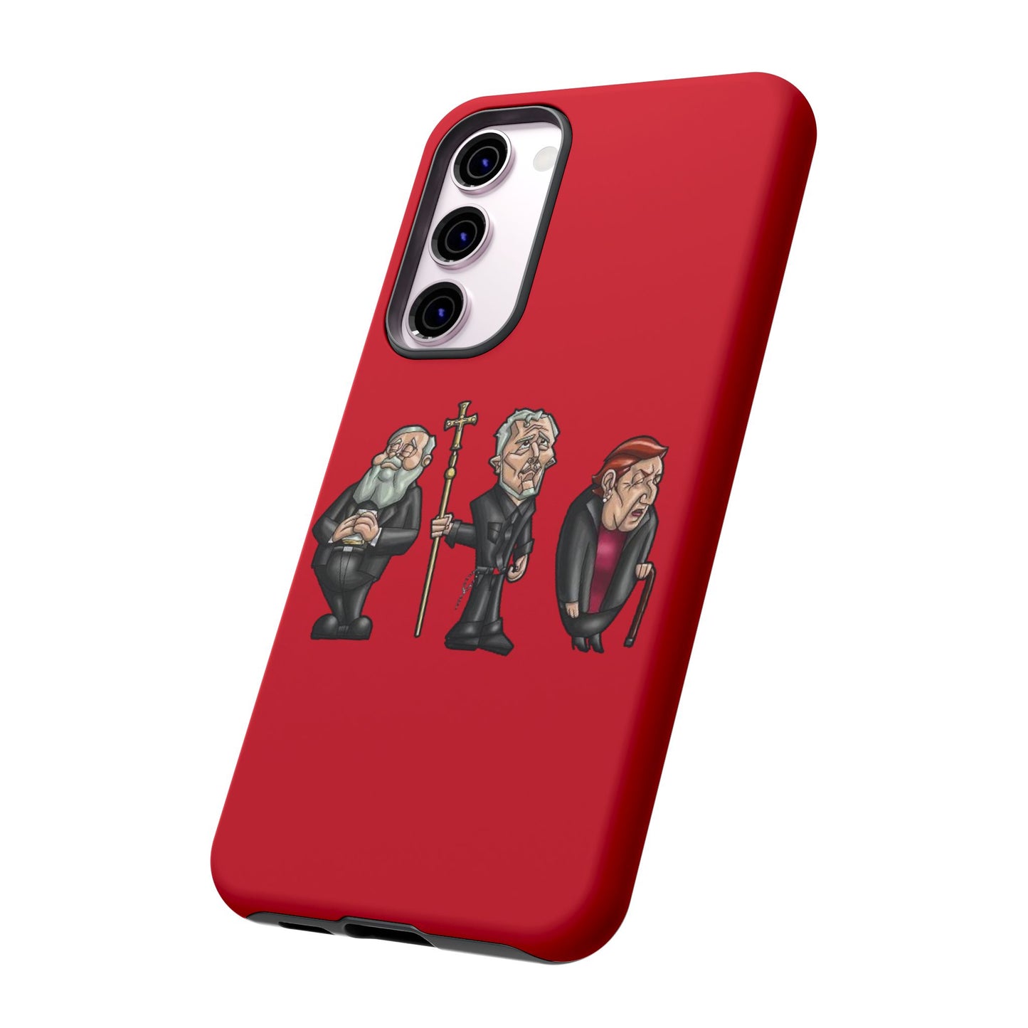 Initiators Cartoon Samsung Galaxy's Red Tough Cases