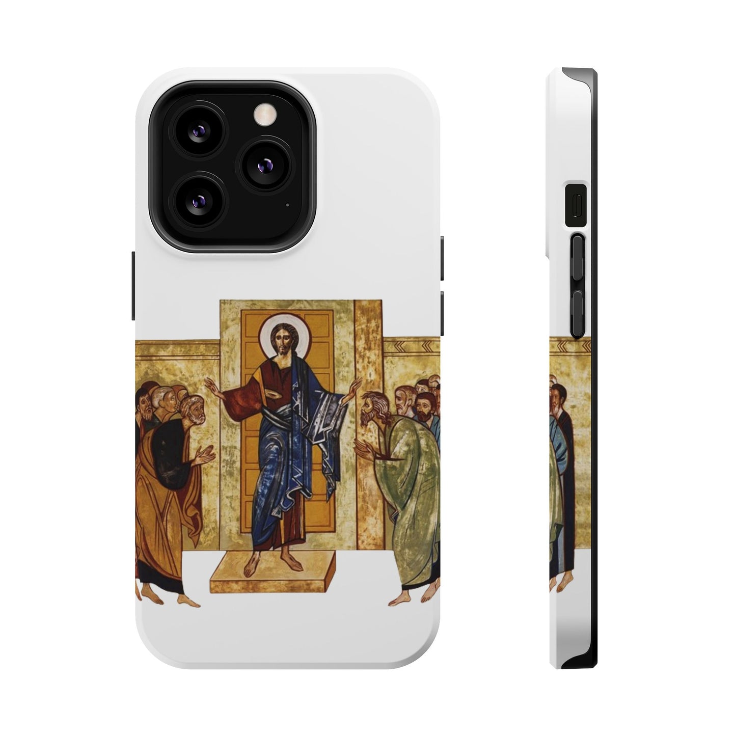 Apparition to the Disciples iPhone's MagSafe Tough Cases (White)